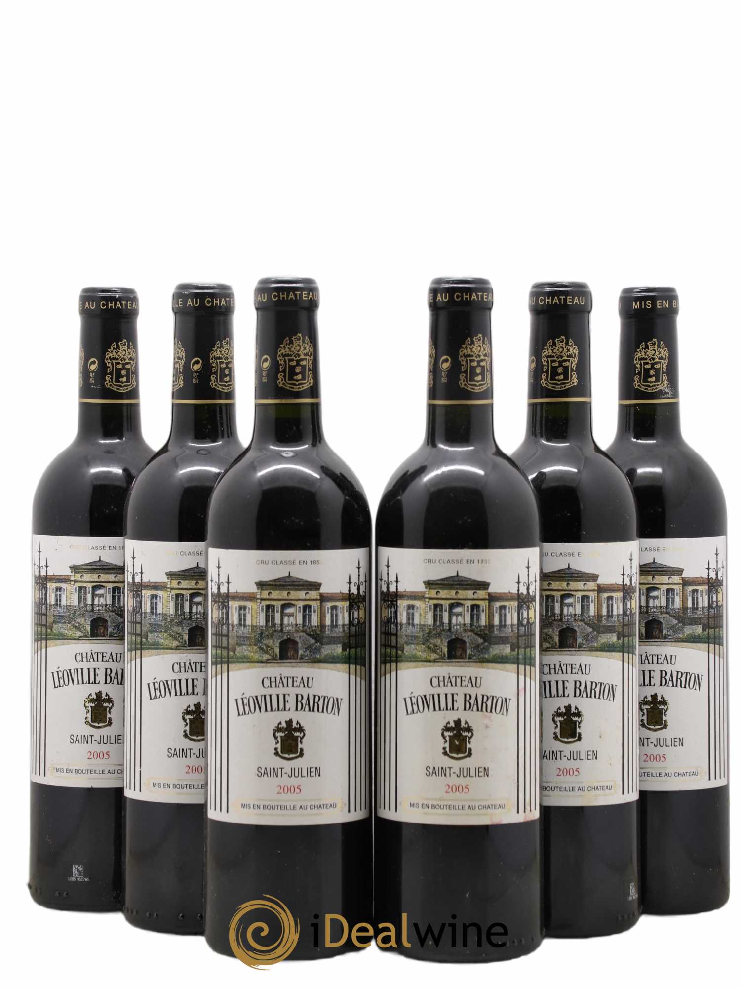 Château Léoville Barton 2ème Grand Cru Classé 2005 - Lot de 6 bouteilles - 0