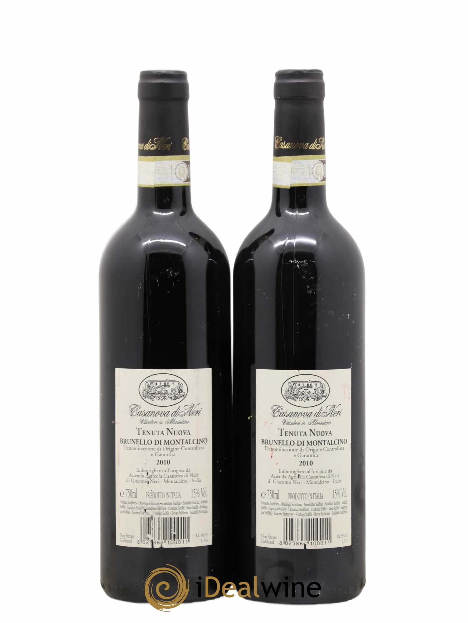 Brunello di Montalcino DOCG Tenuta Nuova Casanova di Neri - Giacomo Neri 2010 - Lot de 2 bouteilles - 1