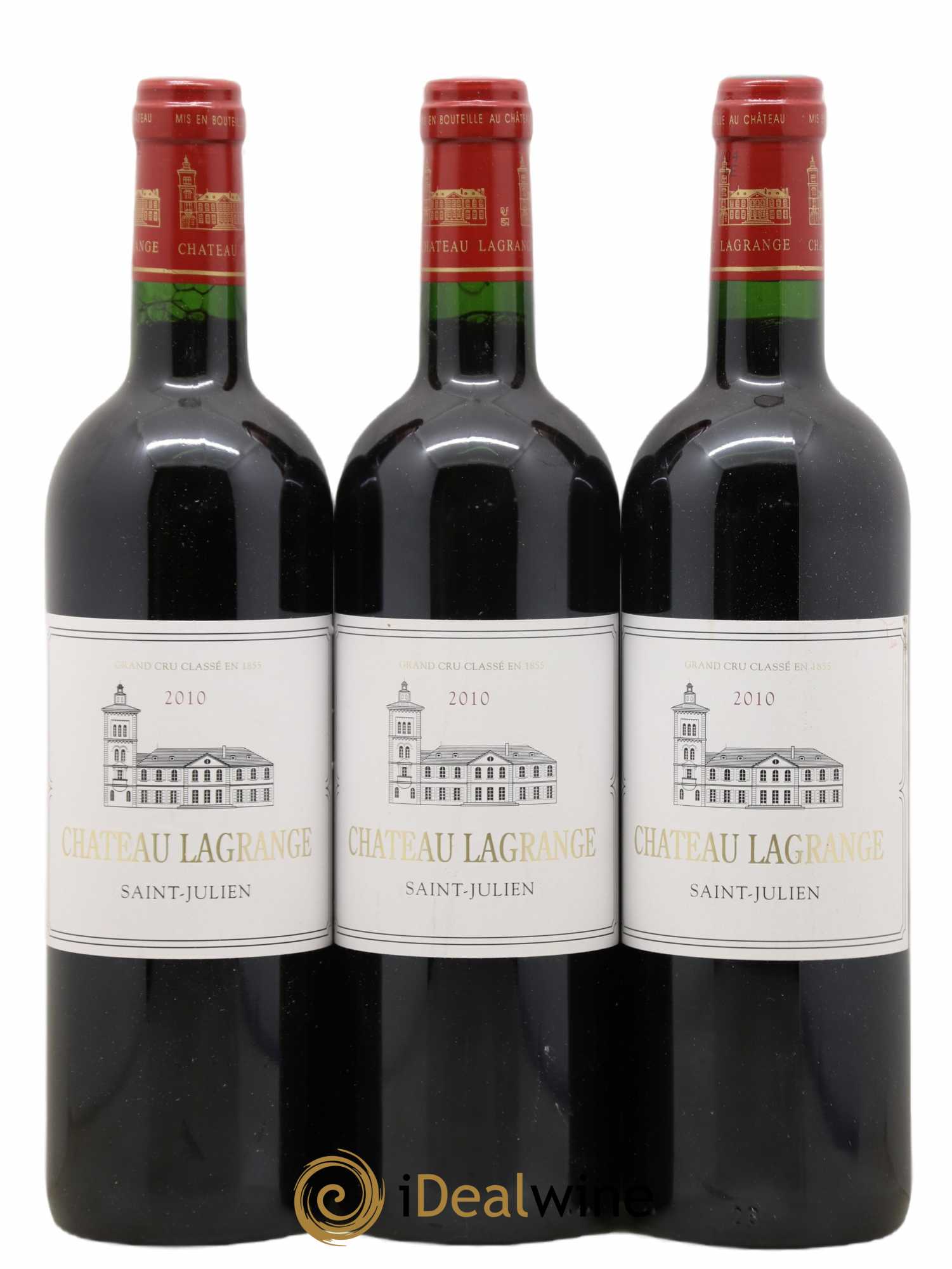 Château Lagrange 3ème Grand Cru Classé 2010 - Lot de 3 bouteilles - 0