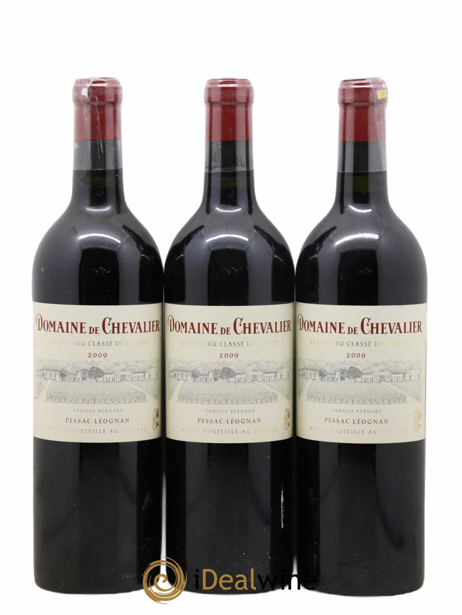 Domaine de Chevalier Cru Classé de Graves 2009 - Lot de 3 bouteilles - 0