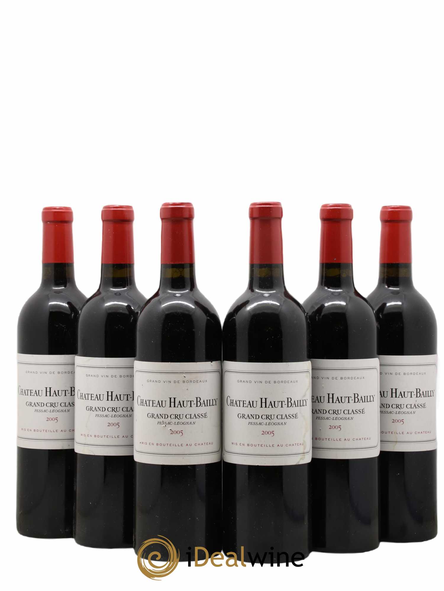 Château Haut-Bailly Cru Classé de Graves 2005 - Lot de 6 bouteilles - 0