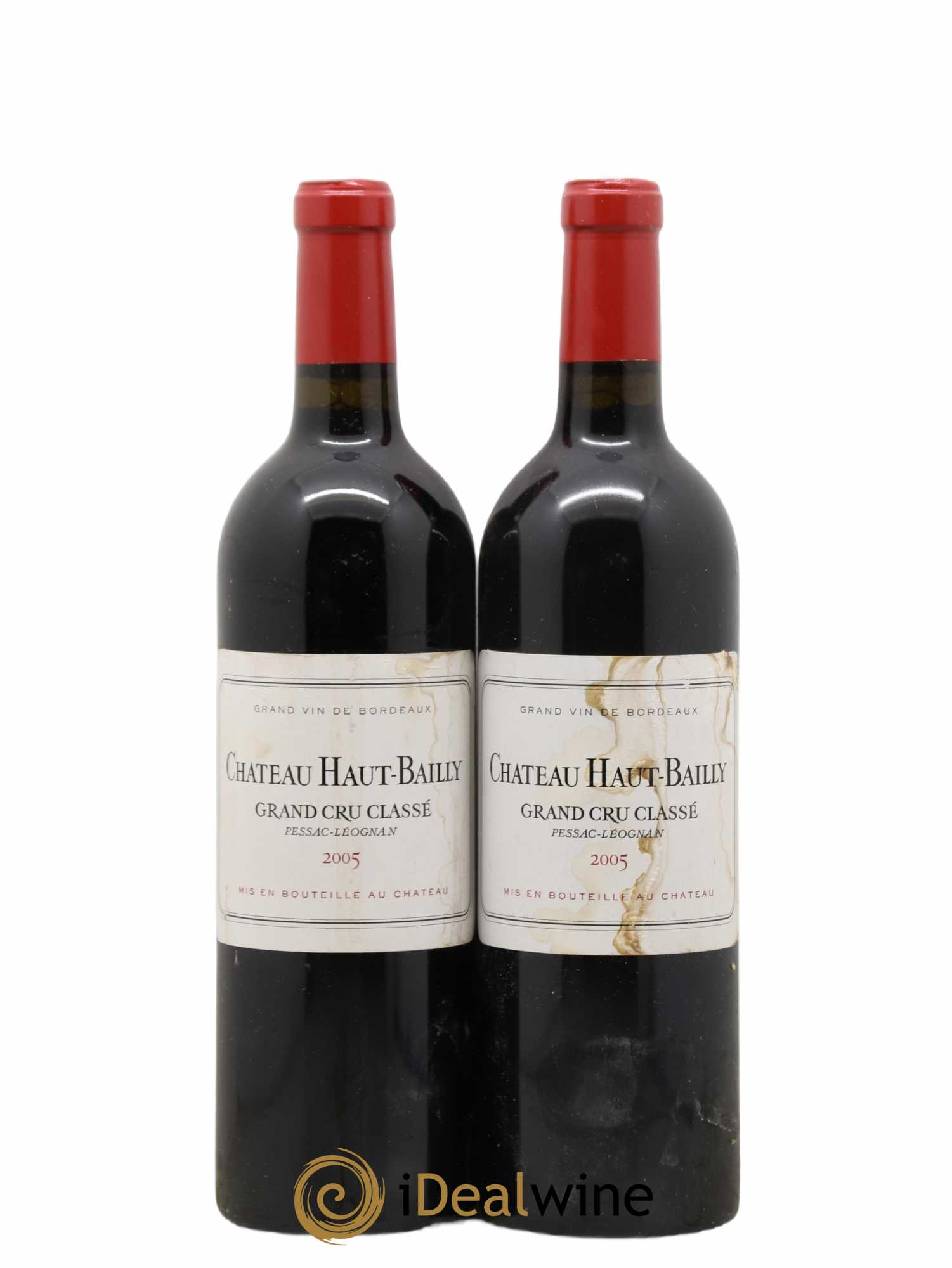 Château Haut-Bailly Cru Classé de Graves 2005 - Lot de 2 bouteilles - 0