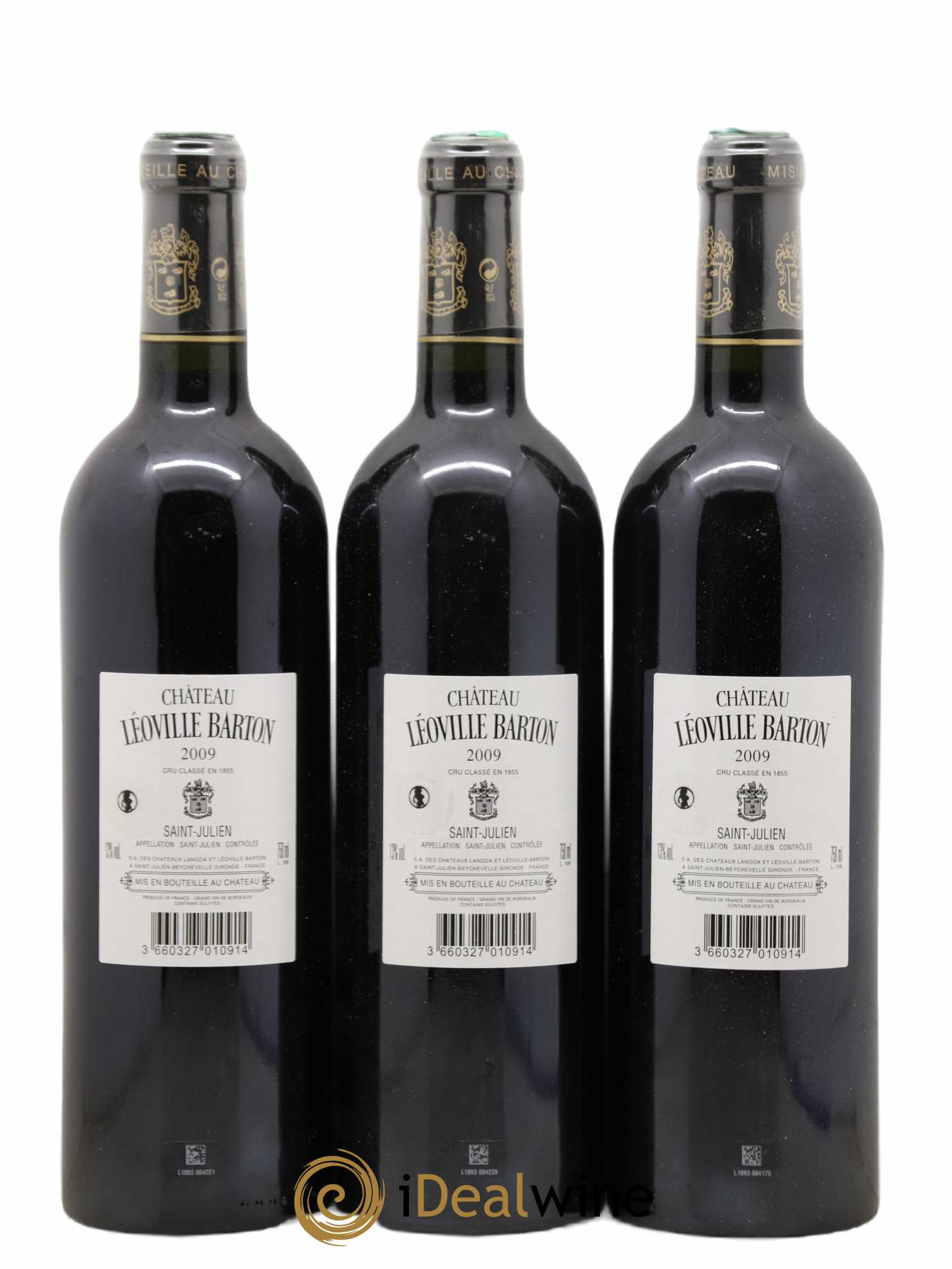 Château Léoville Barton 2ème Grand Cru Classé 2009 - Lot de 6 bouteilles - 4