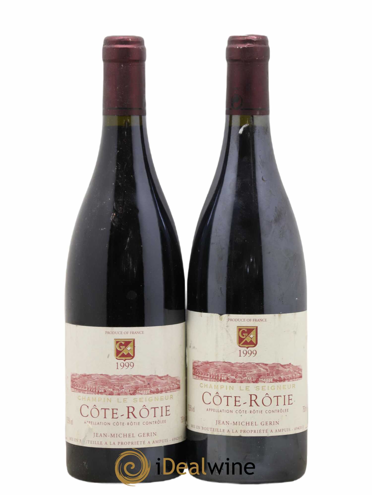 Côte-Rôtie Champin Le Seigneur Jean-Michel Gerin 1999 - Lot de 2 bouteilles - 0