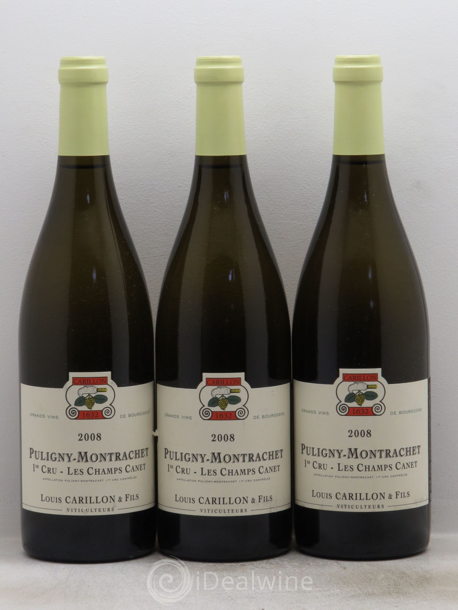 Puligny-Montrachet 1er Cru 2008 - Lot de 3 bouteilles - 0