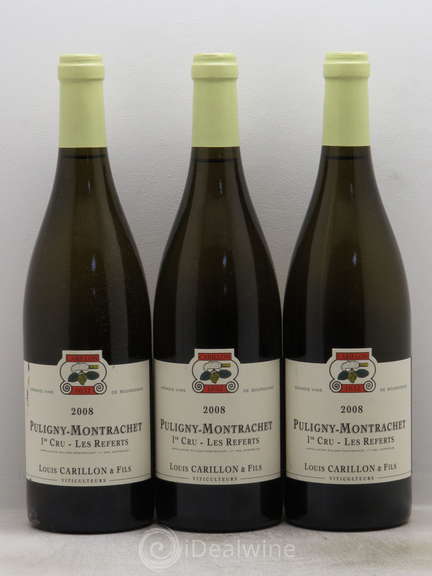 Puligny-Montrachet 1er Cru 2008 - Lot de 3 bouteilles - 0