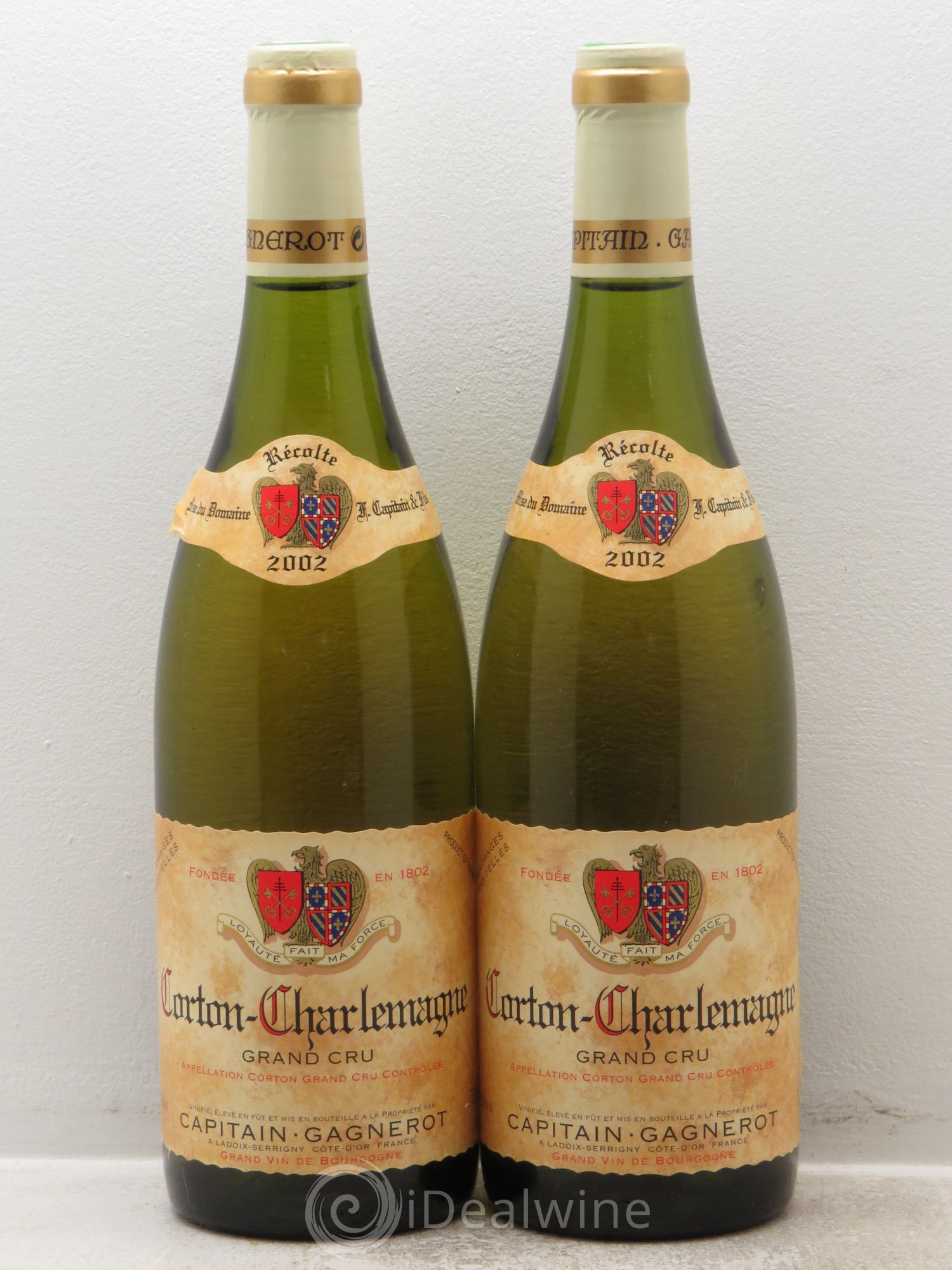 Corton-Charlemagne Grand Cru 2002 - Lot de 2 bouteilles - 0