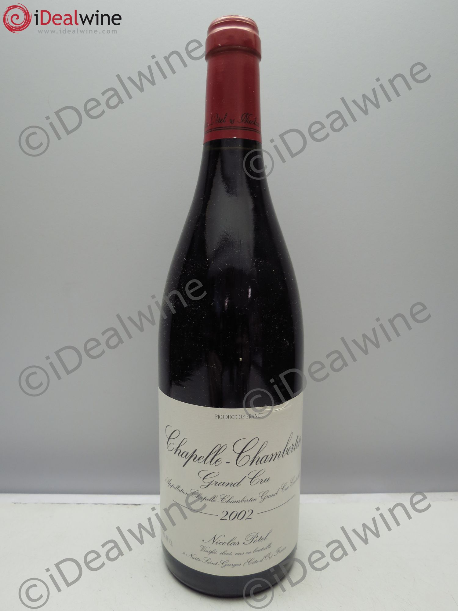 Chapelle-Chambertin Grand Cru N.Potel (sans prix de réserve / no reserve) 2002 - Posten von 1 Flasche - 0