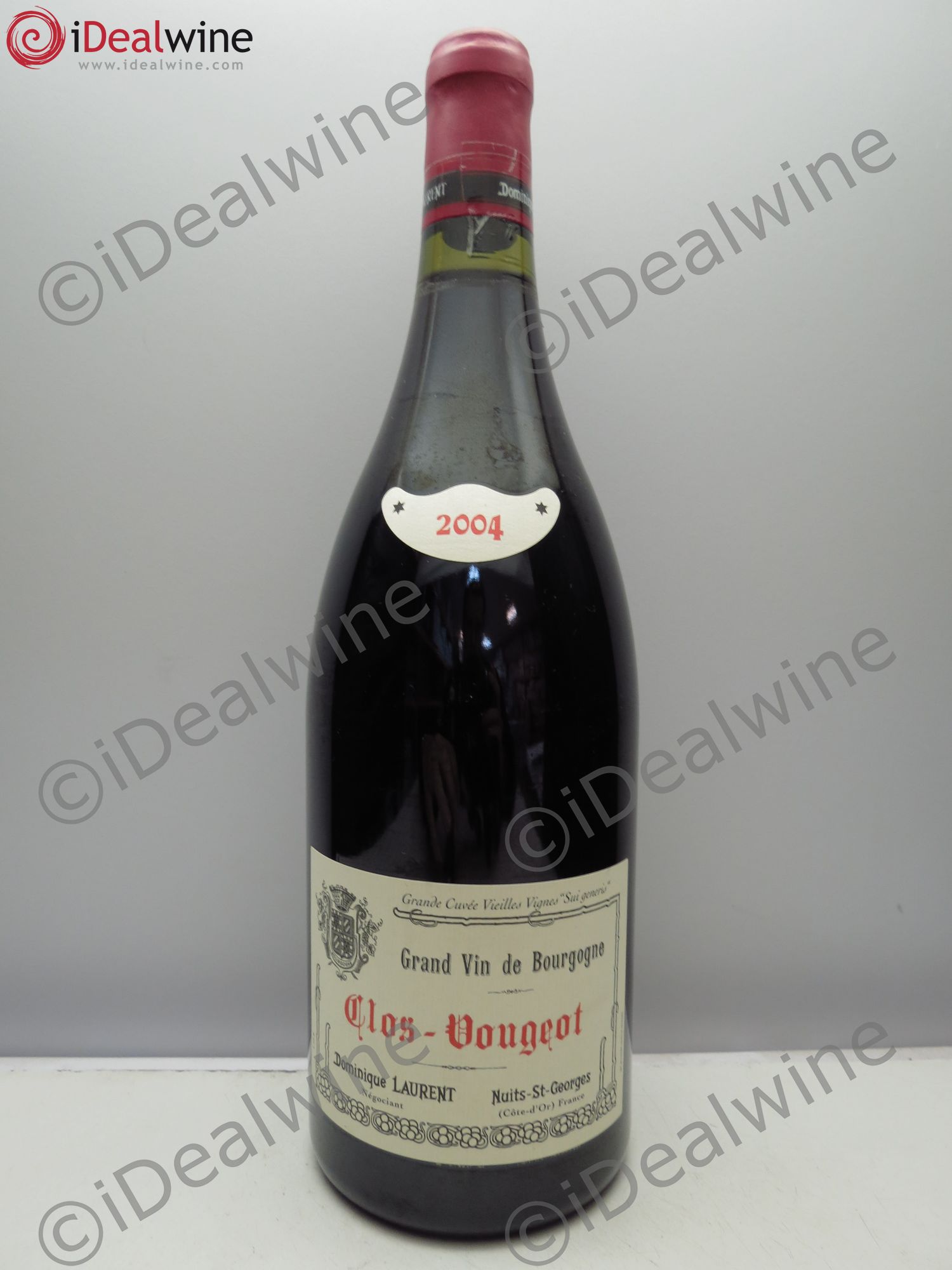 Clos de Vougeot Grand Cru Dominique Laurent Vieilles Vignes (sans prix de réserve / no reserve) 2004 - Posten von 1 Magnum - 0
