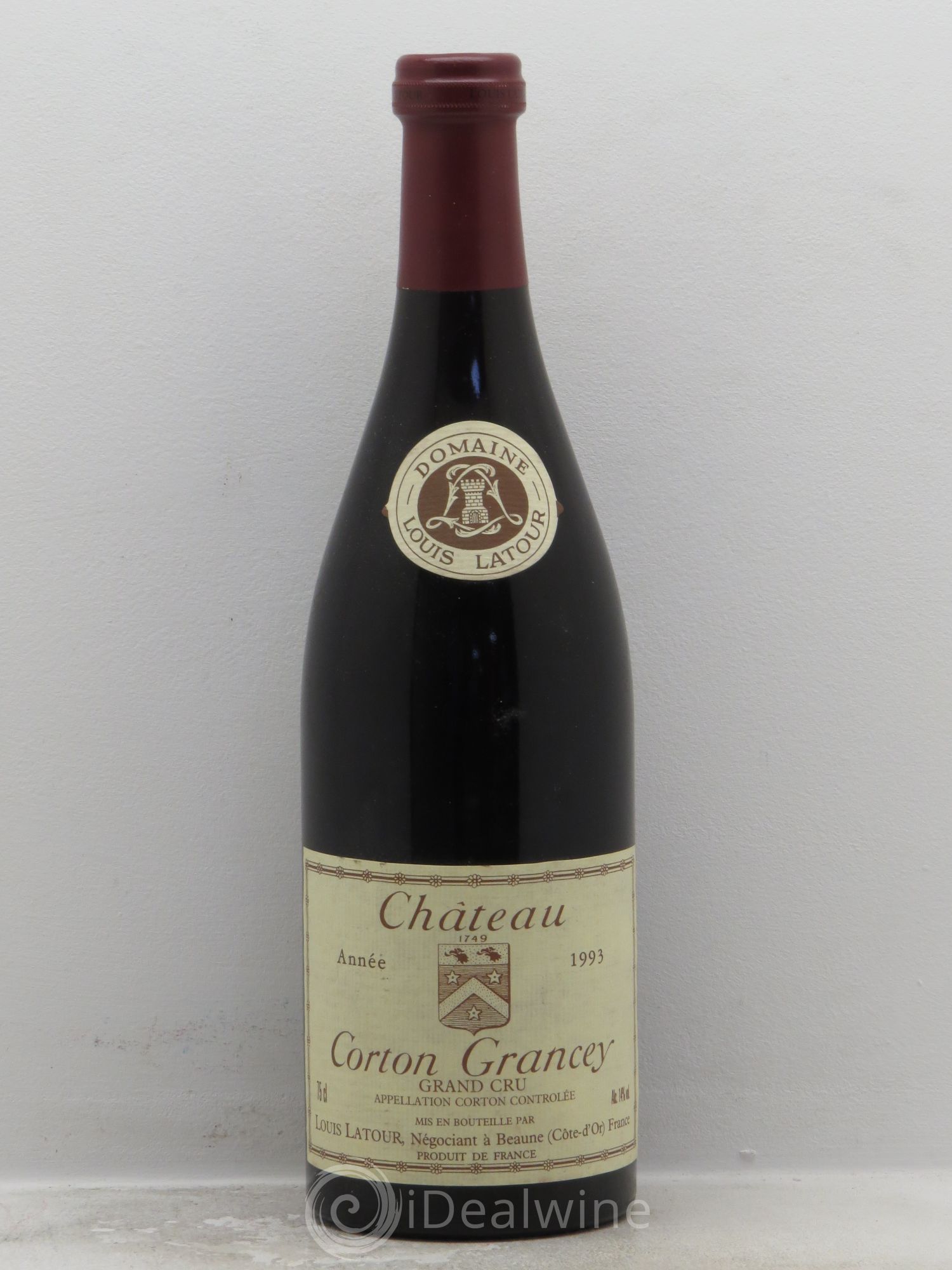 Corton Grand Cru Château Corton Grancey Louis Latour (sans prix de réserve) 1993 - Lot de 1 bouteille - 0