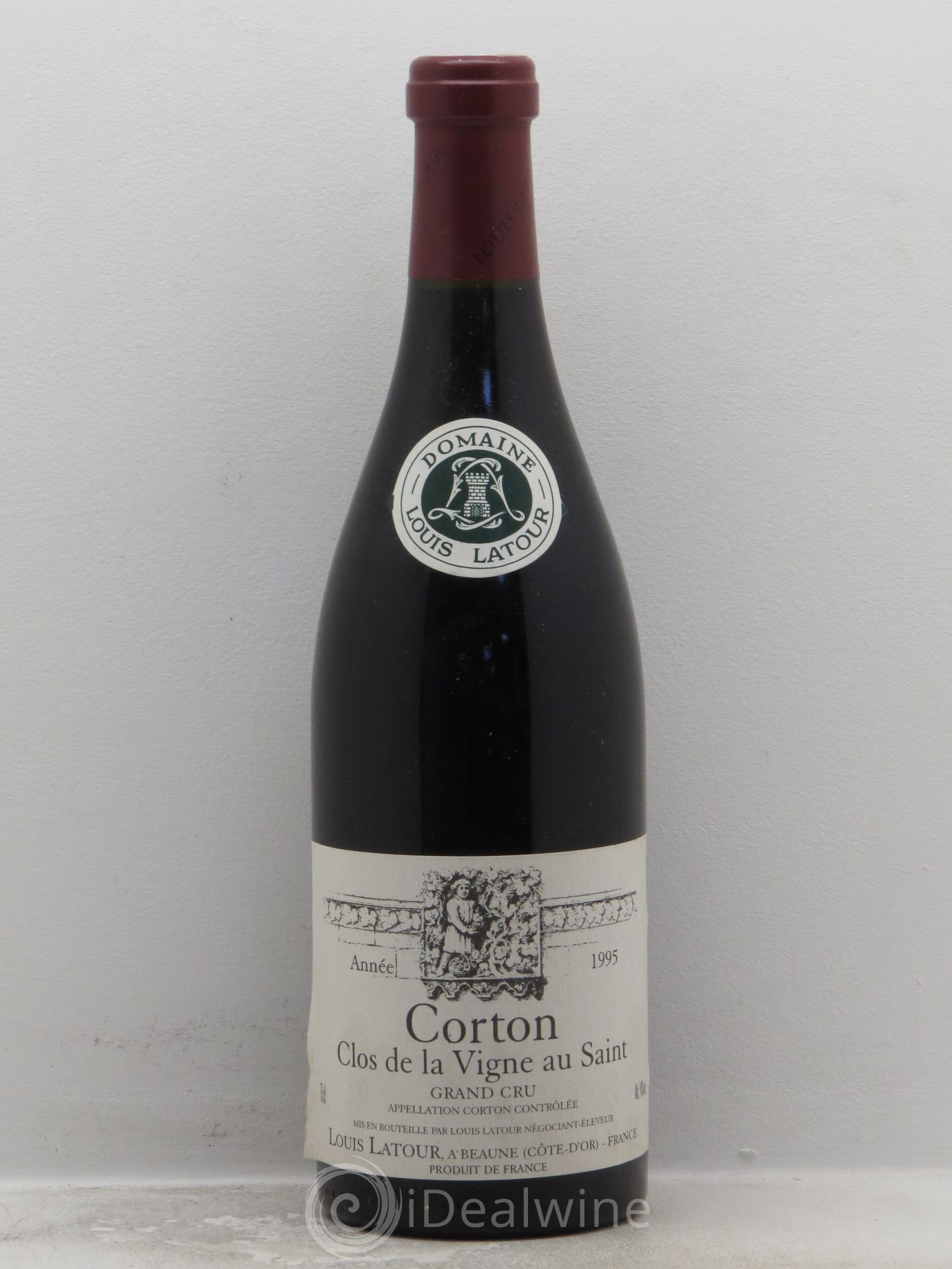 Corton Grand Cru Clos de la vigne au Saint Louis Latour (sans prix de réserve) 1995 - Lot de 1 bouteille - 0