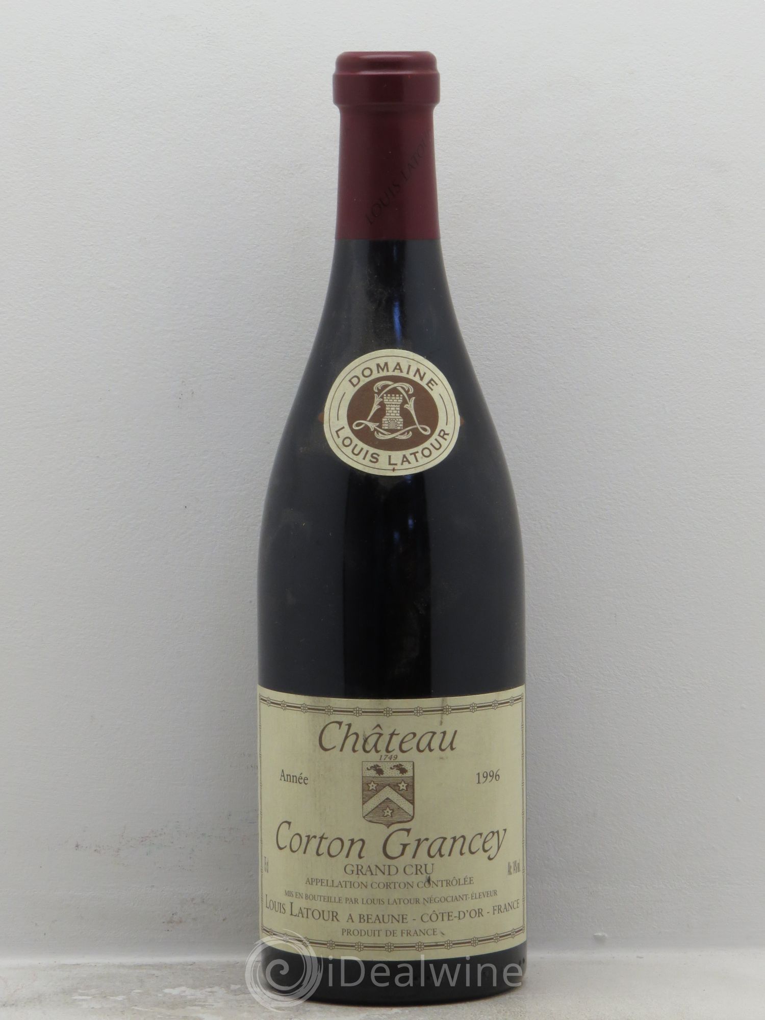 Corton Grand Cru Château Corton Grancey Louis Latour (sans prix de réserve) 1996 - Lot de 1 bouteille - 0