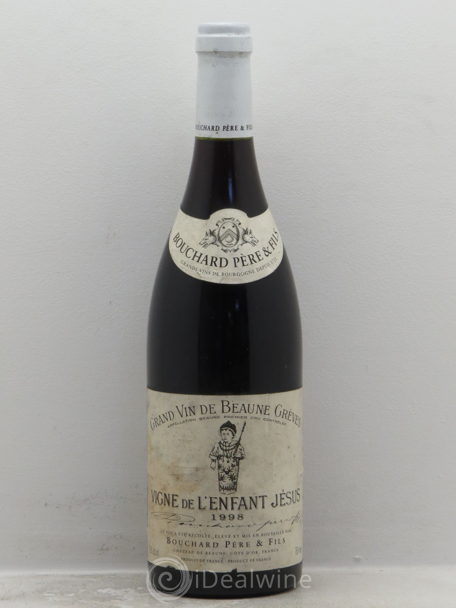 Beaune 1er Cru Grèves - Vigne de l'Enfant Jésus Bouchard Père & Fils (sans prix de réserve) 1998 - Lot de 1 bouteille - 0