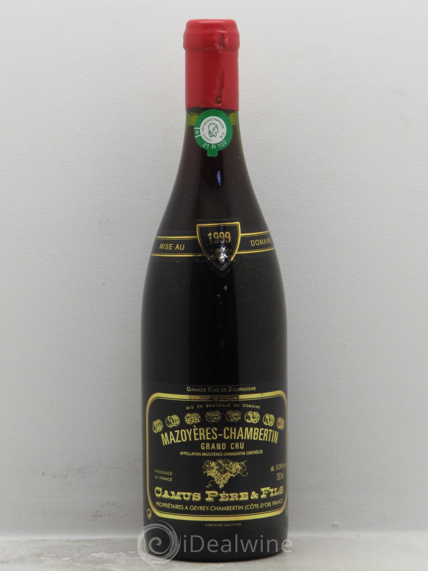 Mazoyères-Chambertin Grand Cru (sans prix de réserve) 1999 - Lot de 1 bouteille - 0