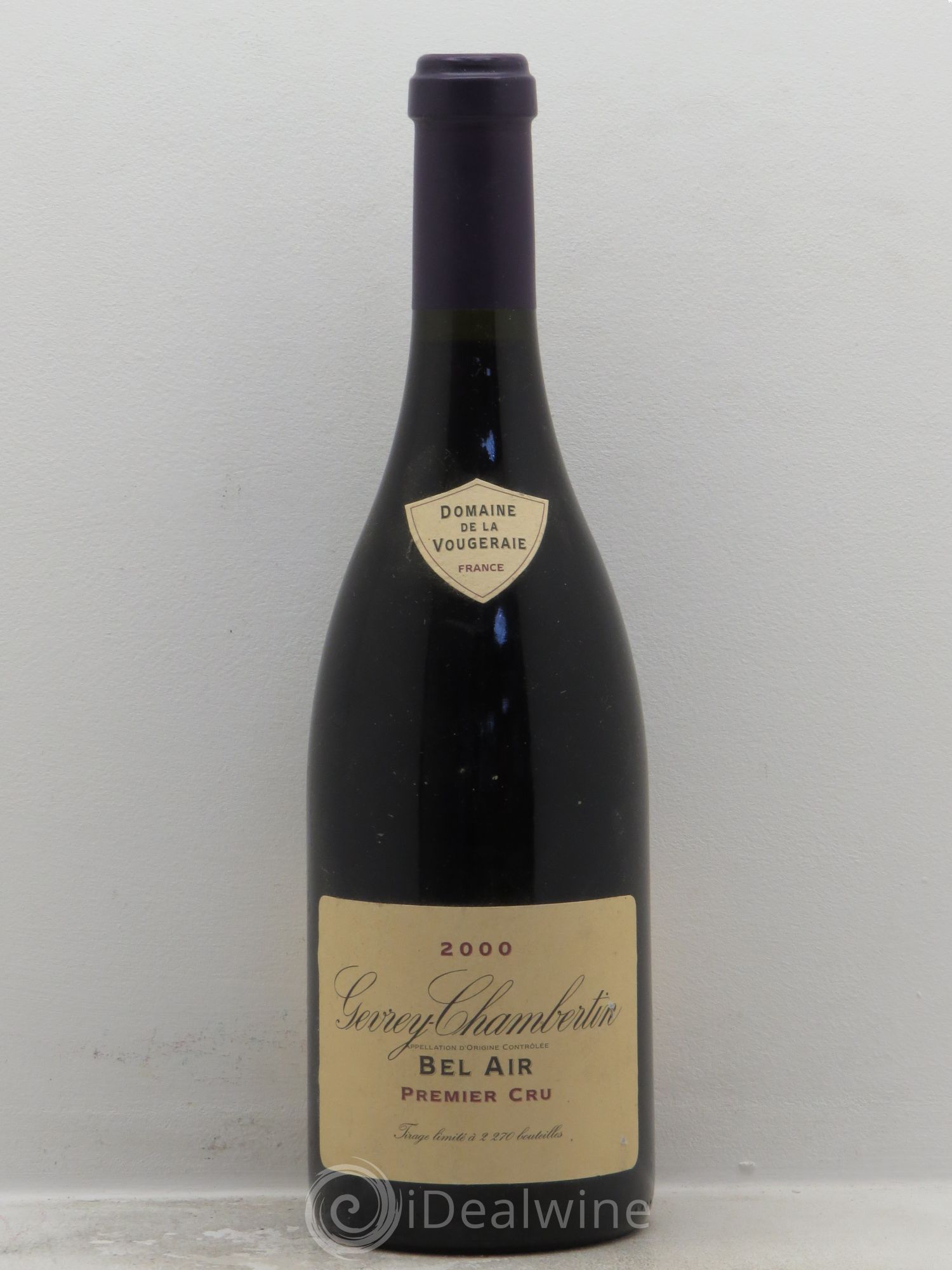 Gevrey-Chambertin 1er Cru Domaine de la Vougeraie (sans prix de réserve) 2000 - Posten von 1 Flasche - 0