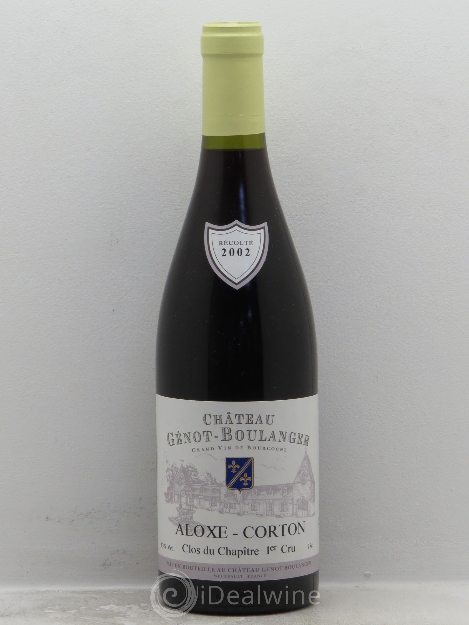 Aloxe-Corton 1er Cru Clos du Chapitre Génot-Boulanger (sans prix de réserve) 2002 - Posten von 1 Flasche - 0
