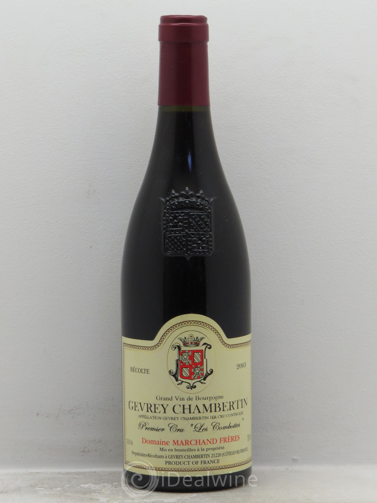 Gevrey-Chambertin 1er Cru Domaine Marchand (sans prix de réserve) 2003 - Posten von 1 Flasche - 0