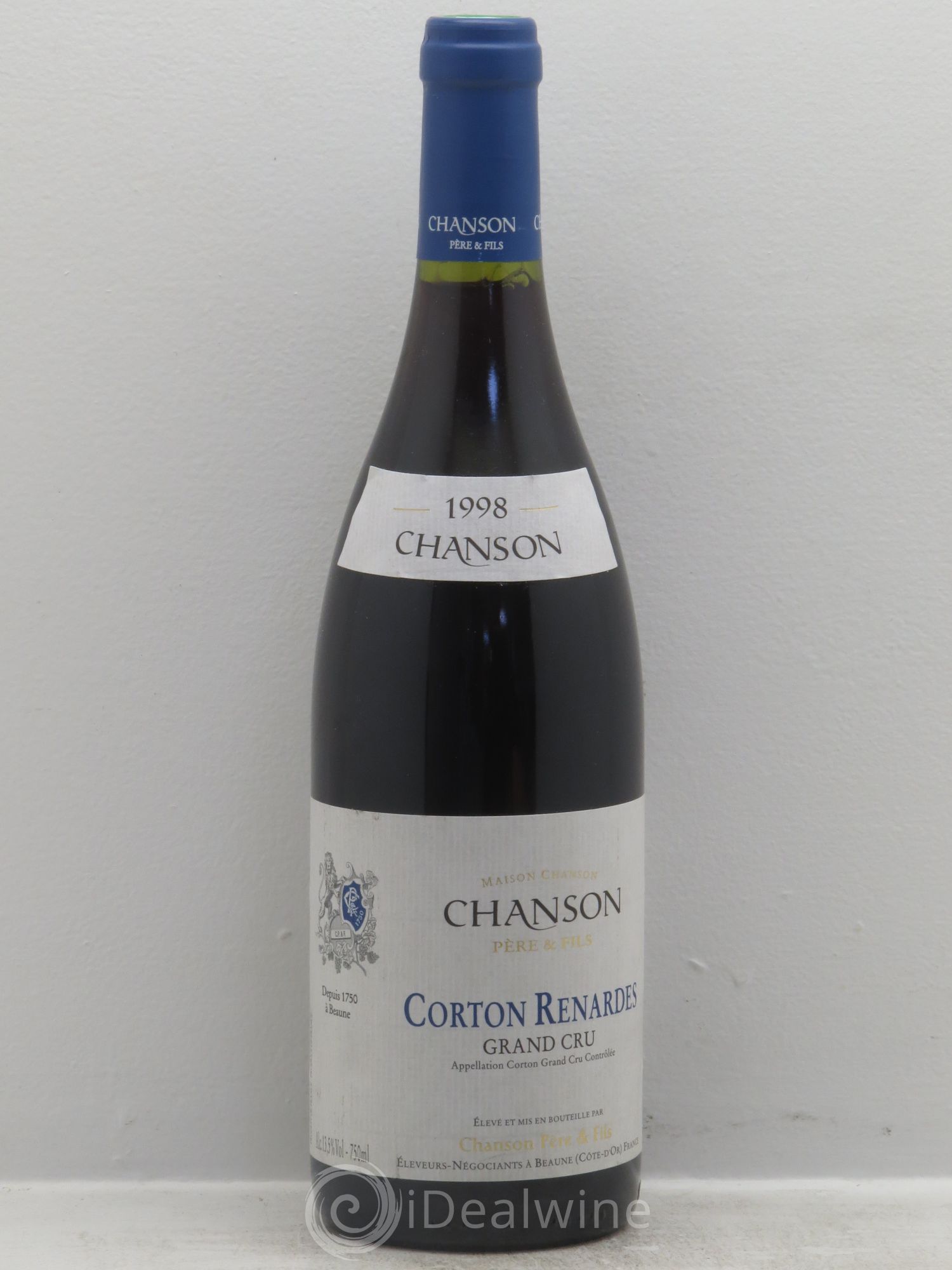 Corton Grand Cru Renardes Domaine Chanson (sans prix de réserve) 1998 - Posten von 1 Flasche - 0