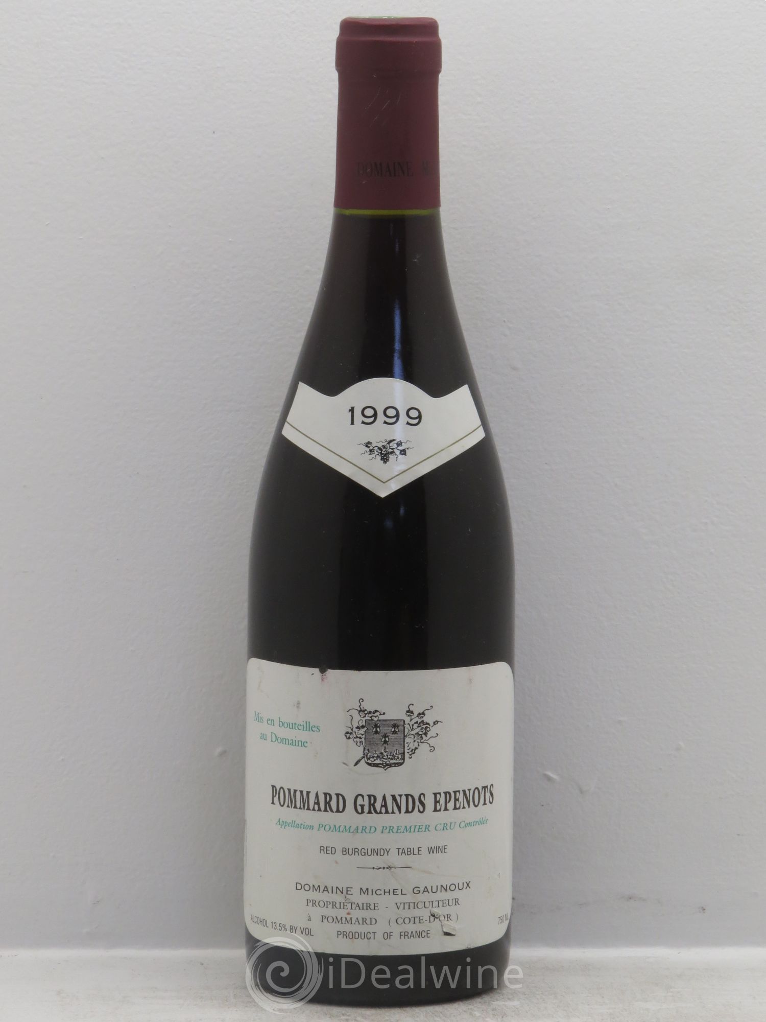 Pommard 1er Cru Grands Epenots Michel Gaunoux 1999 - Lot de 1 bouteille - 0