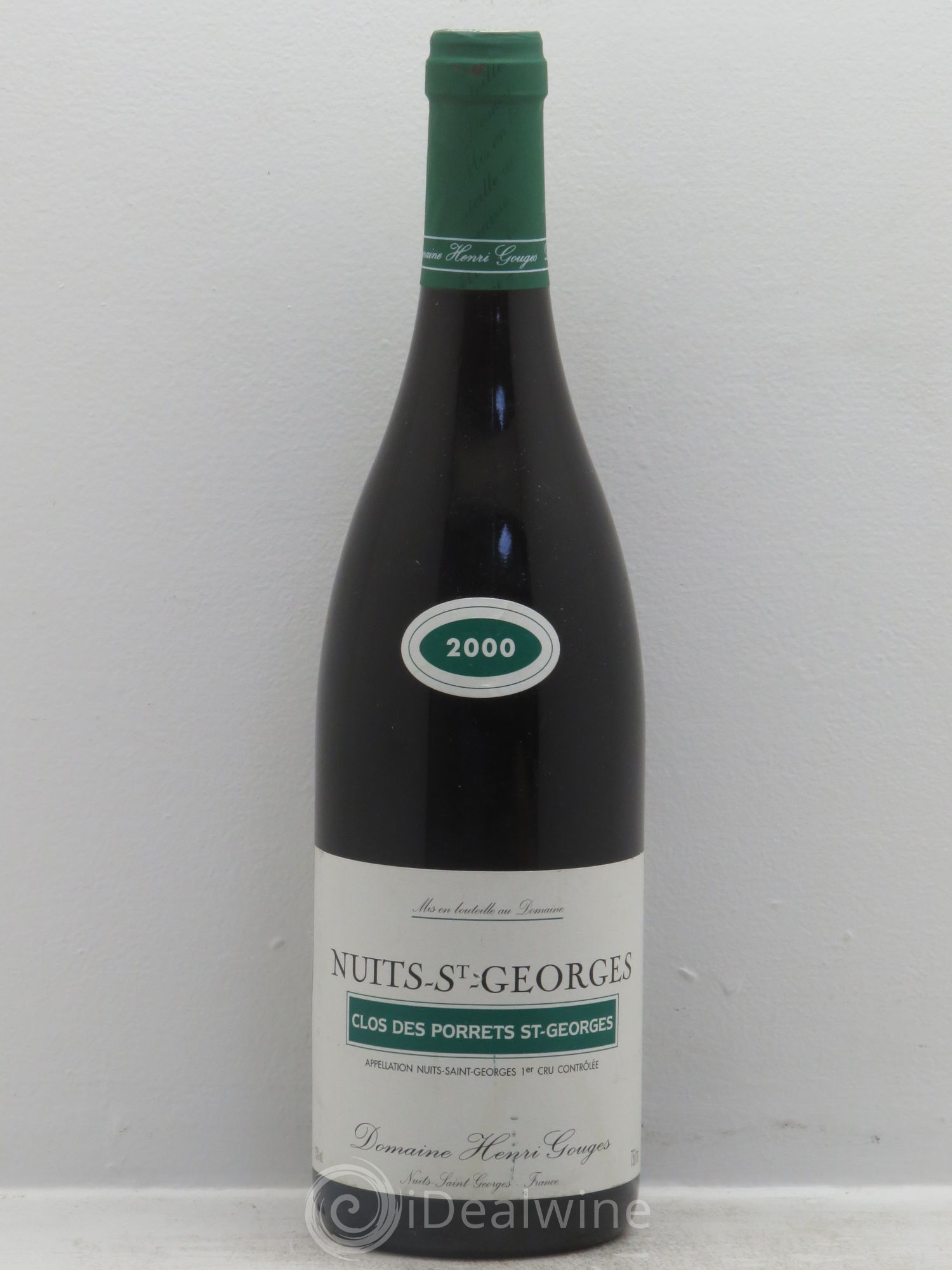 Nuits-Saint-Georges 1er Cru Clos des Porrets St Georges Henri Gouges 2000 - Lot de 1 bouteille - 0