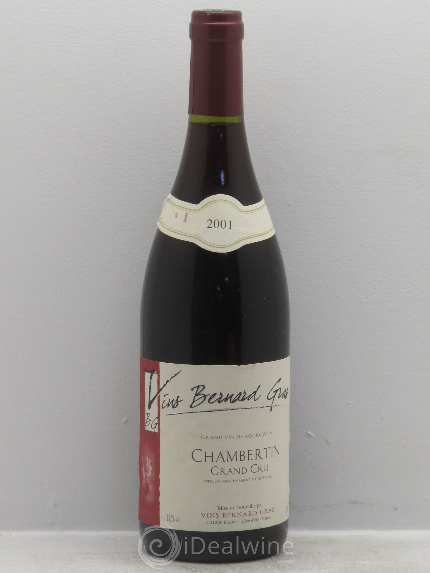 Chambertin Grand Cru Bernard Gras 2001 - Posten von 1 Flasche - 0