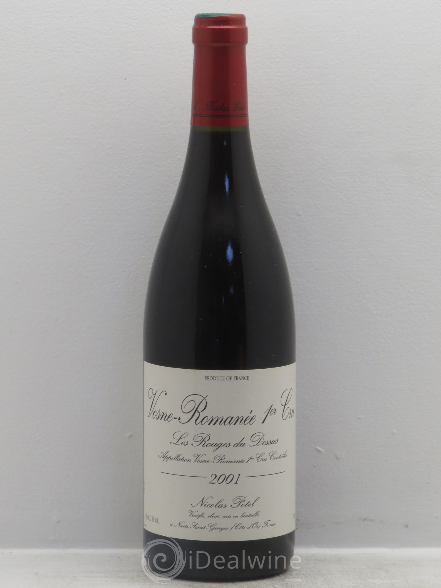 Vosne-Romanée 1er Cru Les Rouges du Dessus -Nicolas Potel 2001 - Lot of 1 bottle - 0