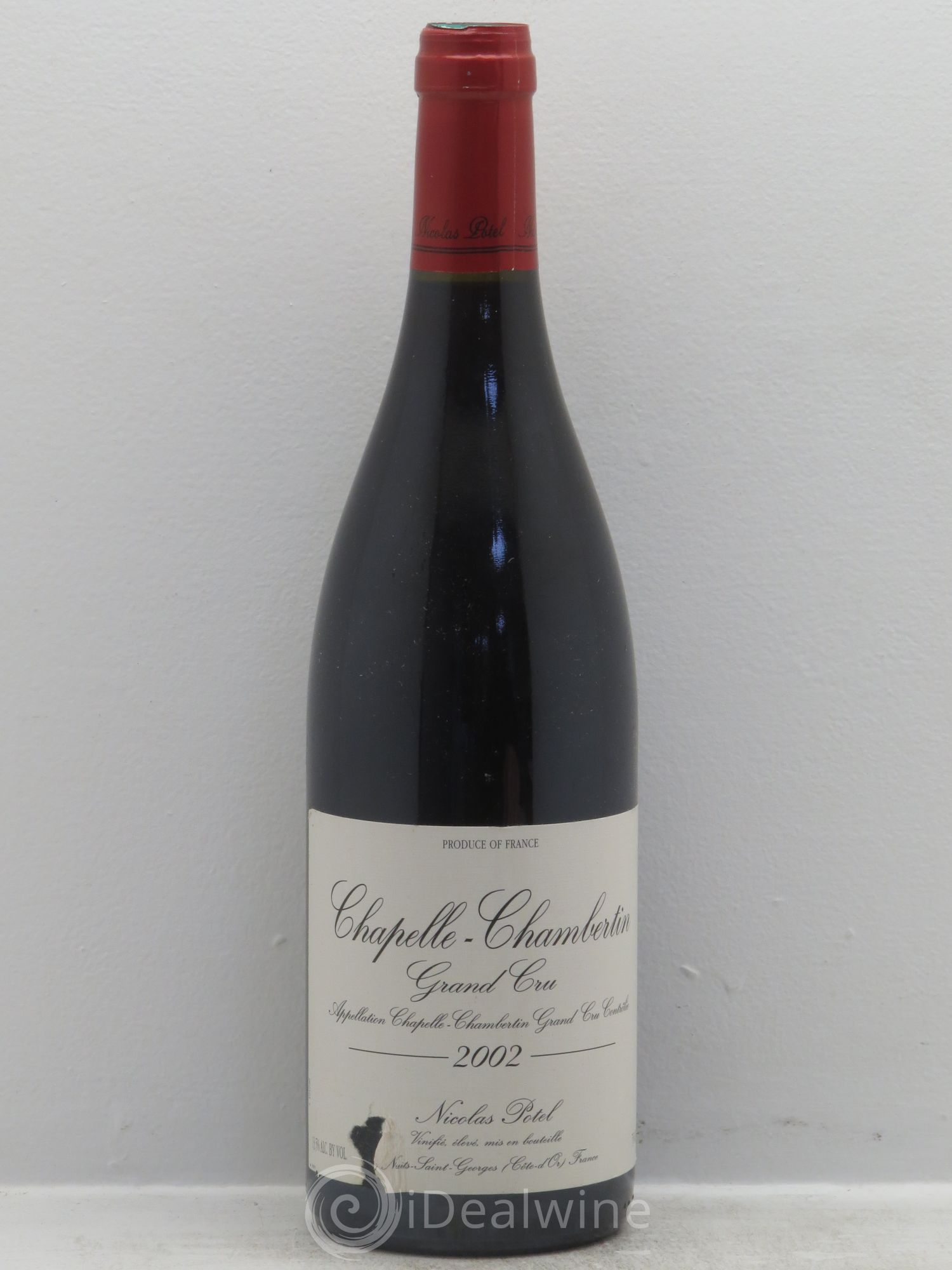 Chapelle-Chambertin Grand Cru Nicolas Potel 2002 - Lot de 1 bouteille - 0