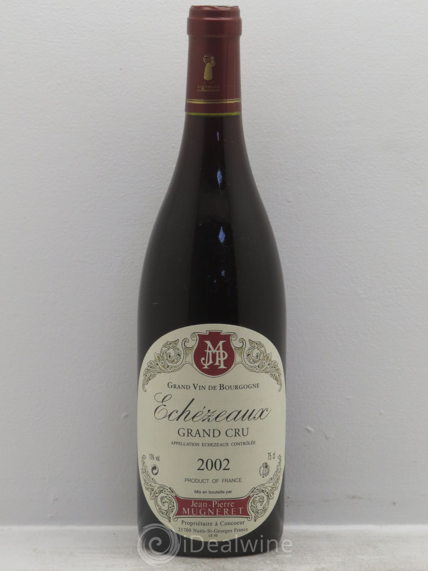 Echezeaux Grand Cru Domaine Jean-Pierre Mugneret 2002 - Lot de 1 bouteille - 0