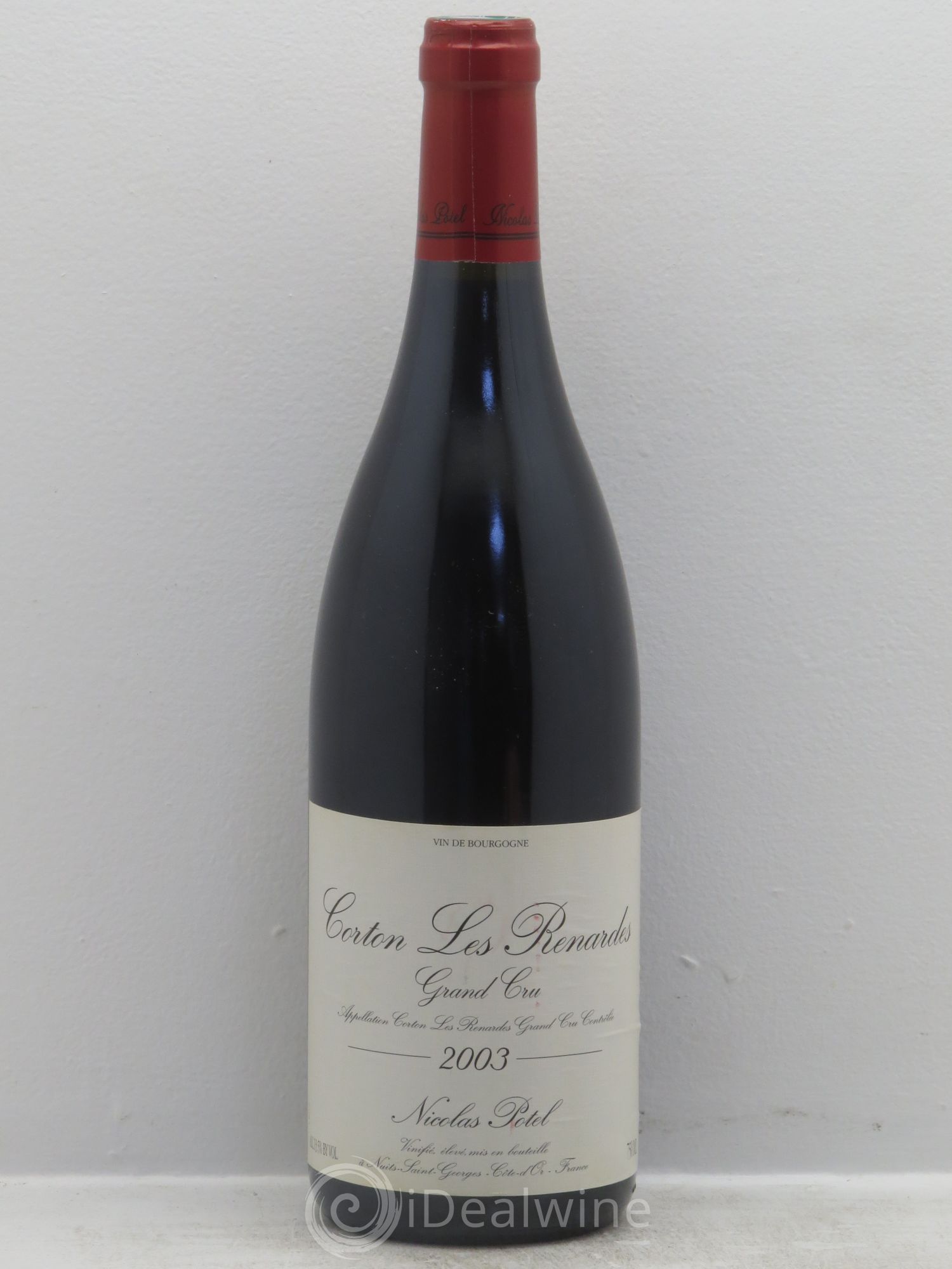 Corton Grand Cru Renardes Domaine Nicolas Potel 2003 - Lot de 1 bouteille - 0