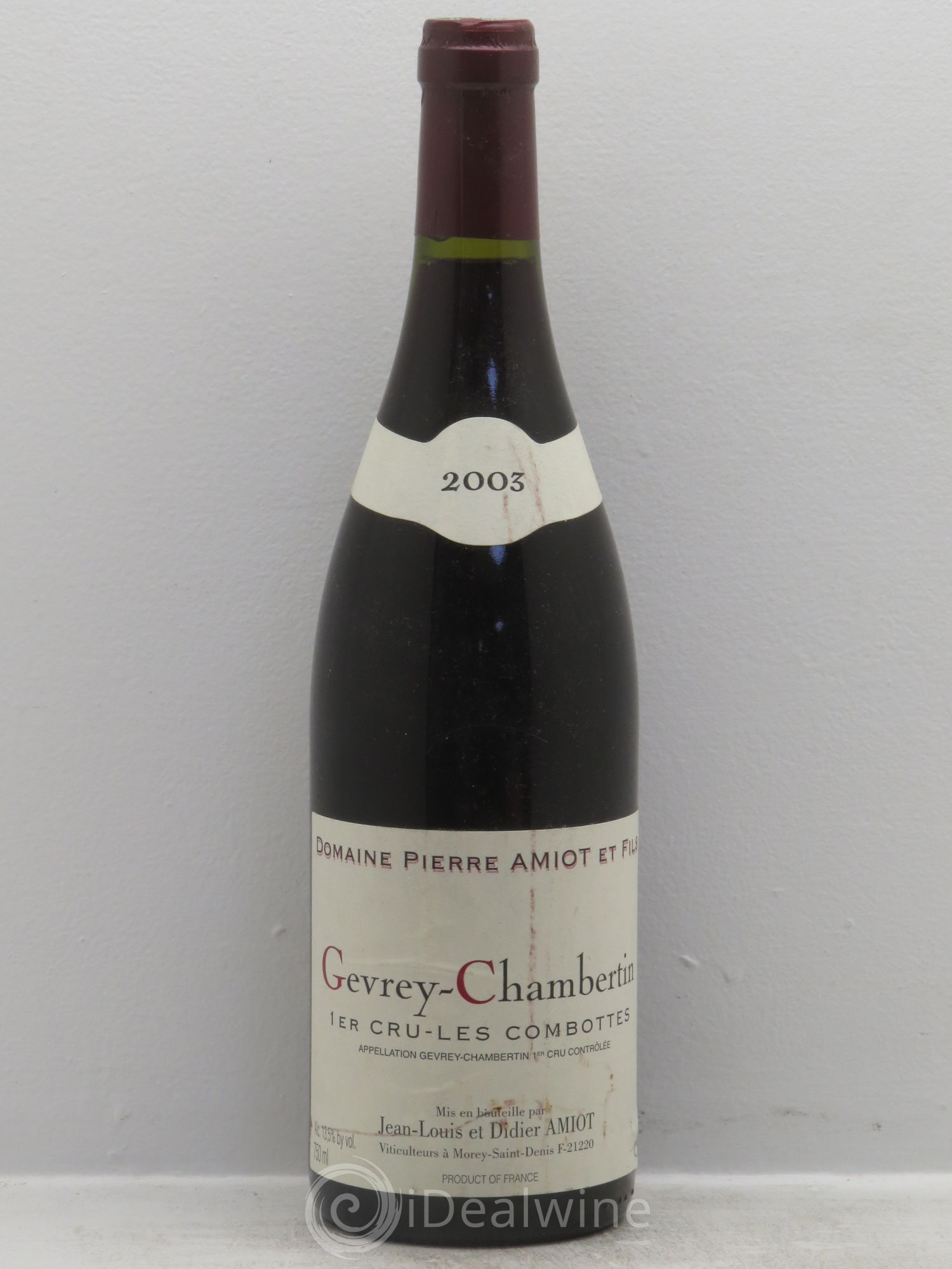 Gevrey-Chambertin 1er Cru (sans prix de réserve) 2003 - Lot de 1 bouteille - 0