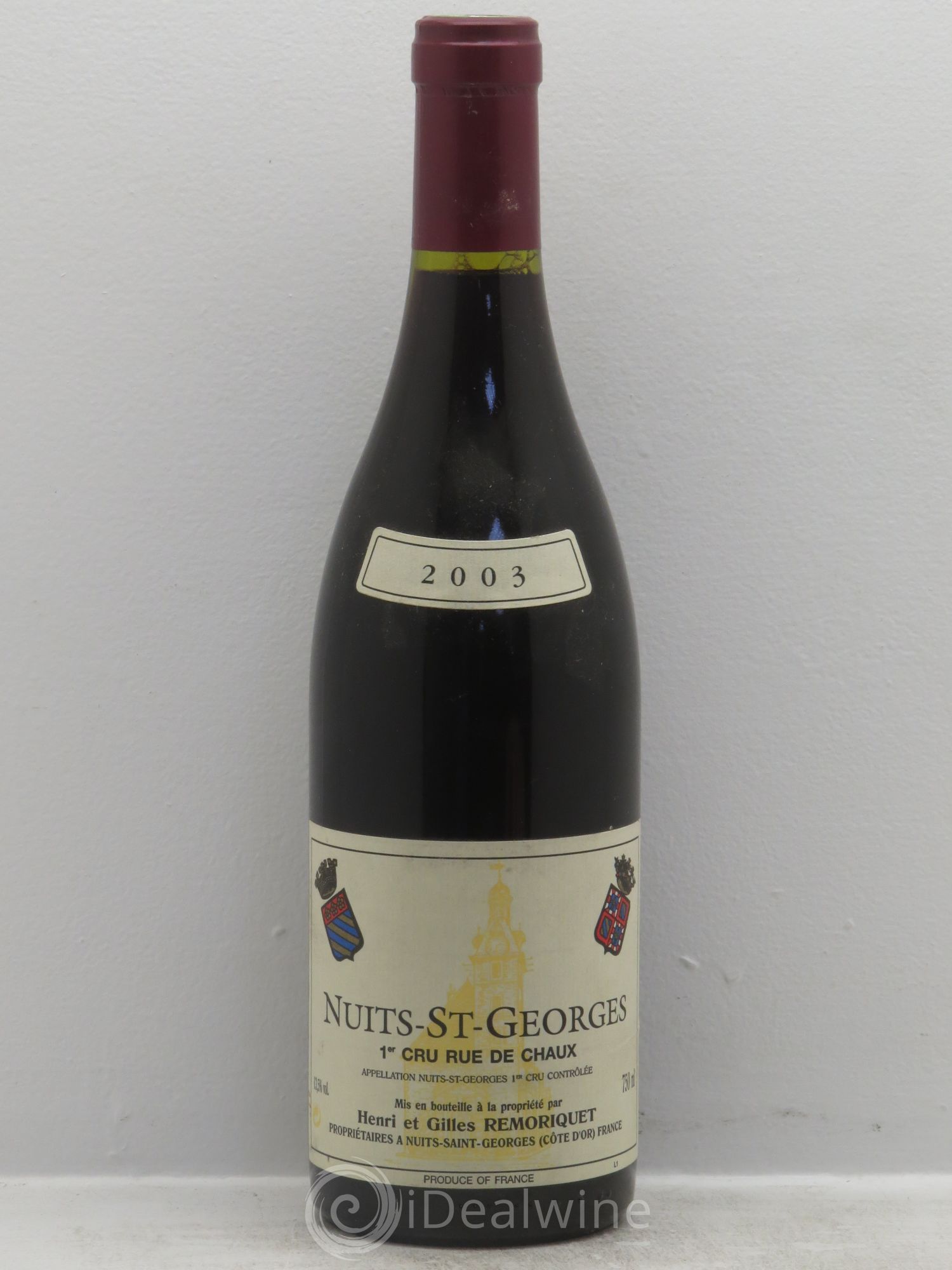 Nuits-Saint-Georges 1er Cru Gilles Remoriquet 2003 - Posten von 1 Flasche - 0