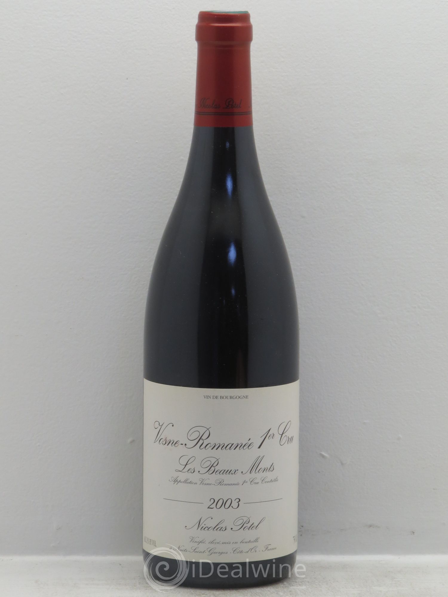 Vosne-Romanée 1er Cru Domaine Nicolas Potel 2003 - Lot de 1 bouteille - 0