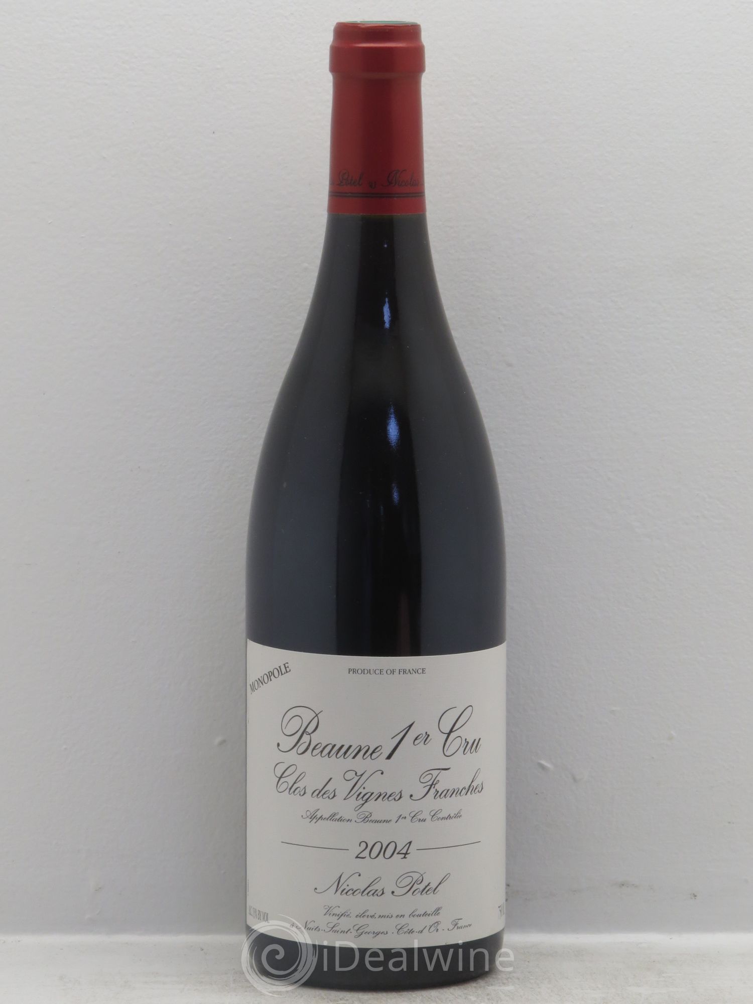 Beaune 1er Cru Clos des Vignes Franches - Monopole Nicolas Potel 2004 - Posten von 1 Flasche - 0