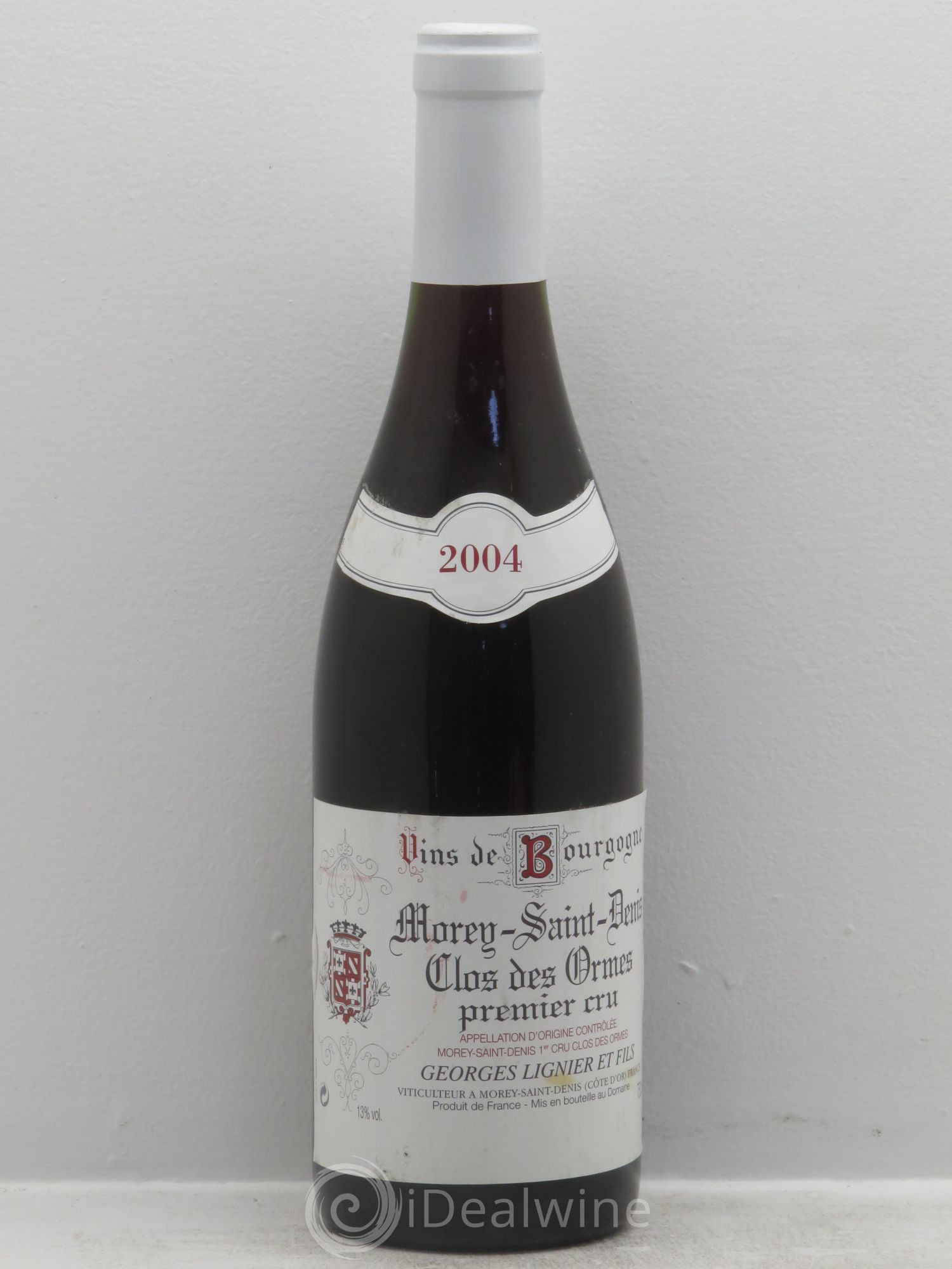 Morey-Saint-Denis 1er Cru Domaine Georges Lignier (sans prix de réserve) 2004 - Posten von 1 Flasche - 0