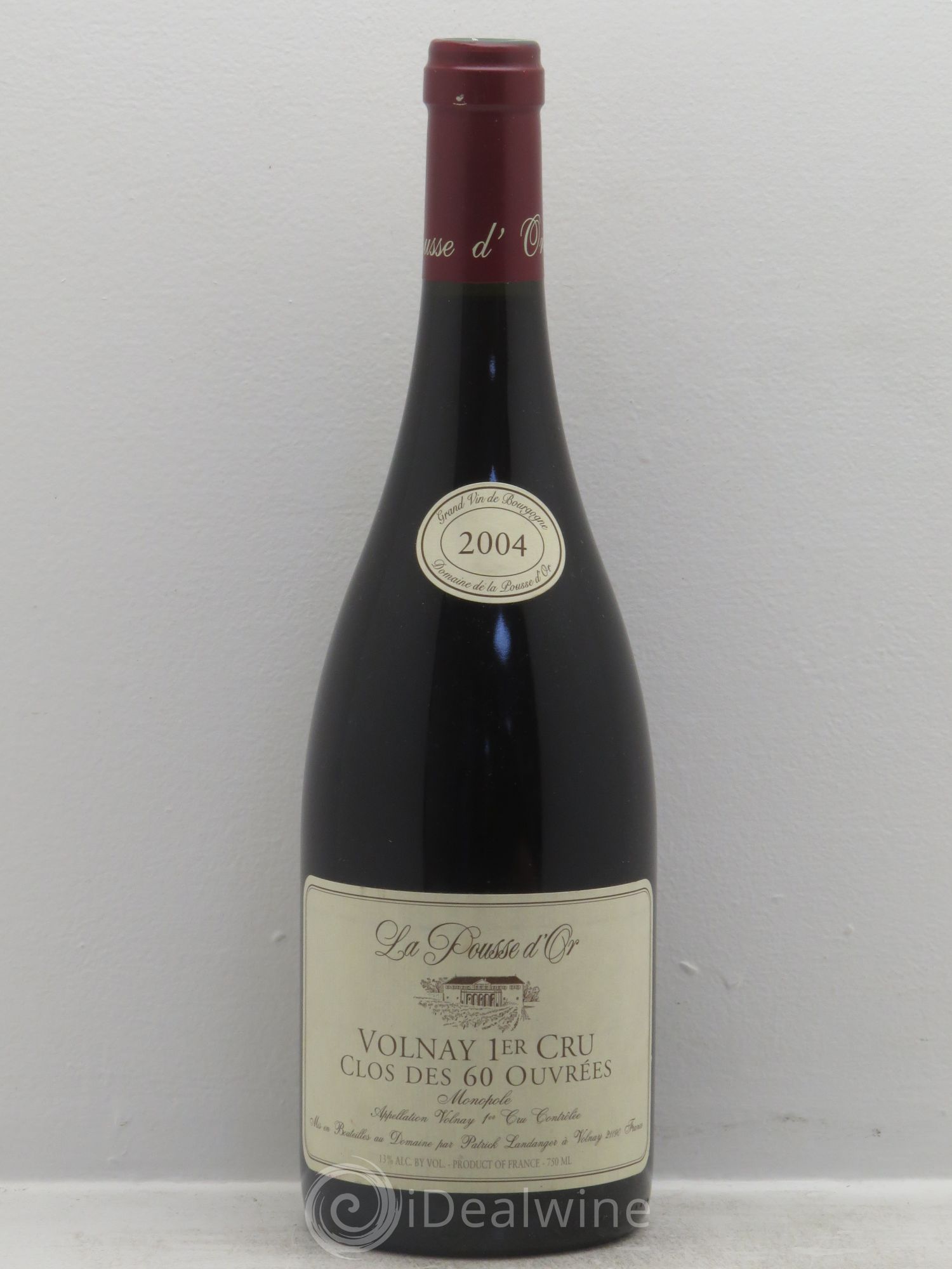 Volnay 1er Cru Clos des 60 ouvrées La Pousse d'Or (Domaine de) 2004 - Lot de 1 bouteille - 0
