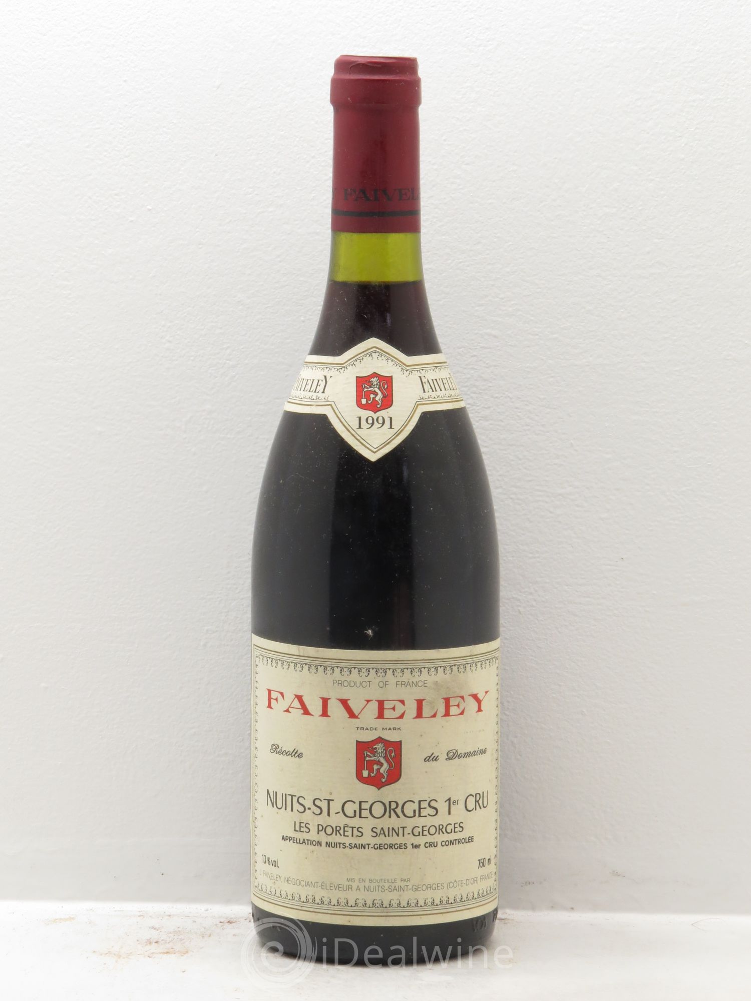 Nuits-Saint-Georges 1er Cru Les Porêts Saint-Georges Faiveley (sans prix de réserve) 1991 - Lot de 1 bouteille - 0