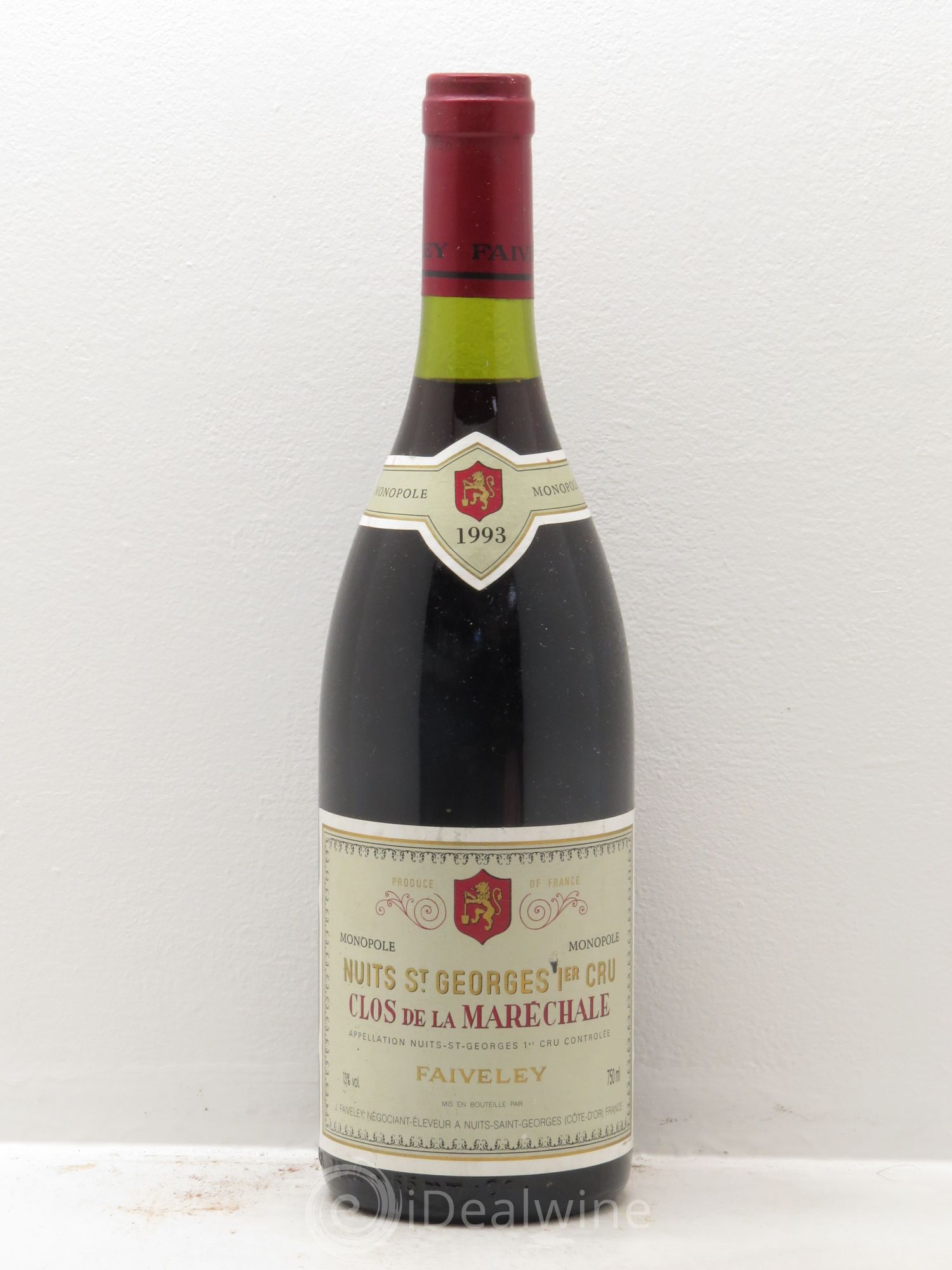 Nuits-Saint-Georges 1er Cru Clos de La Maréchale Jacques-Frédéric Mugnier (sans prix de réserve) 1993 - Lot de 1 bouteille - 0