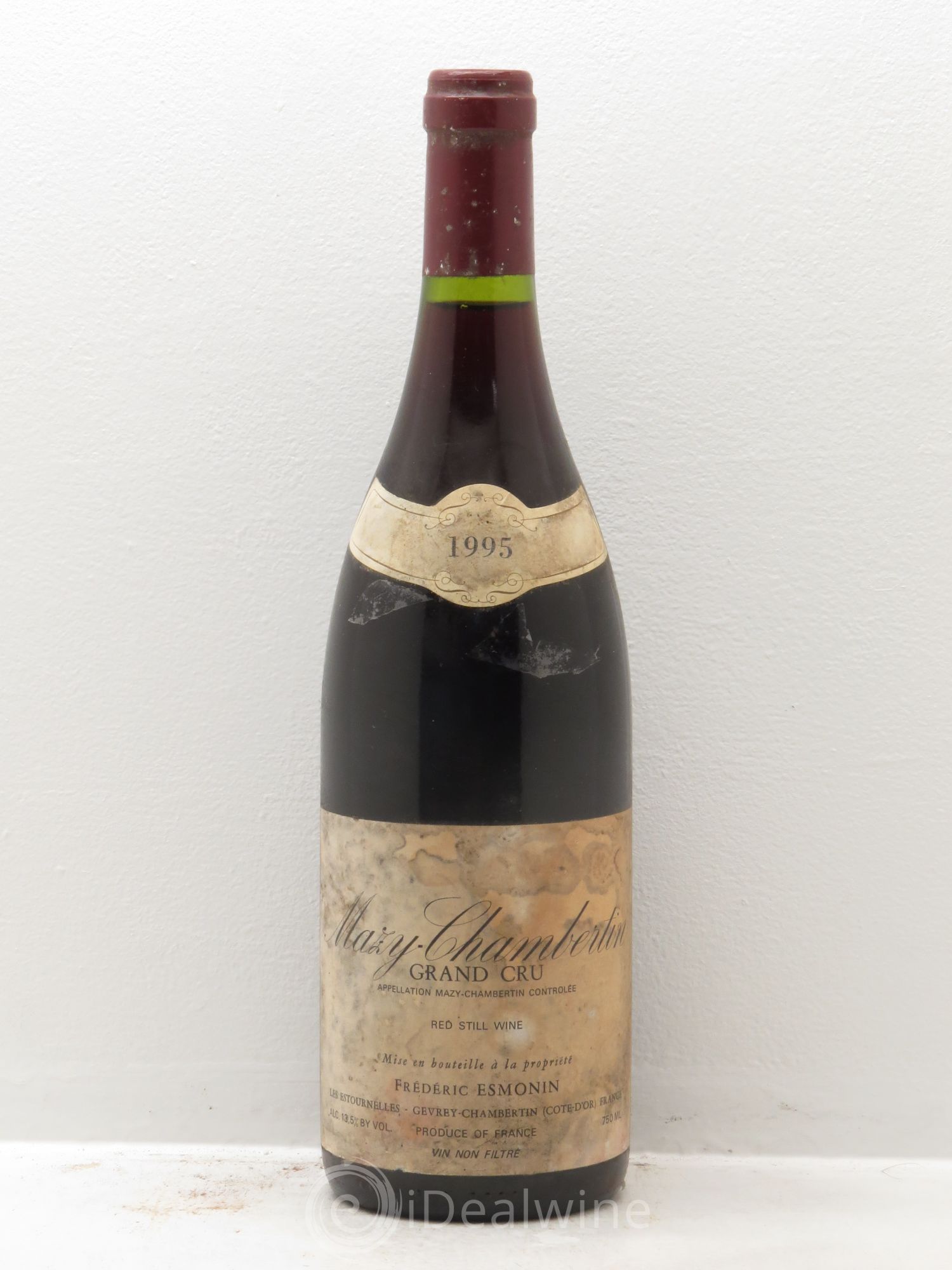 Mazis-Chambertin Grand Cru F.Esmonin (sans prix de réserve) 1995 - Posten von 1 Flasche - 0