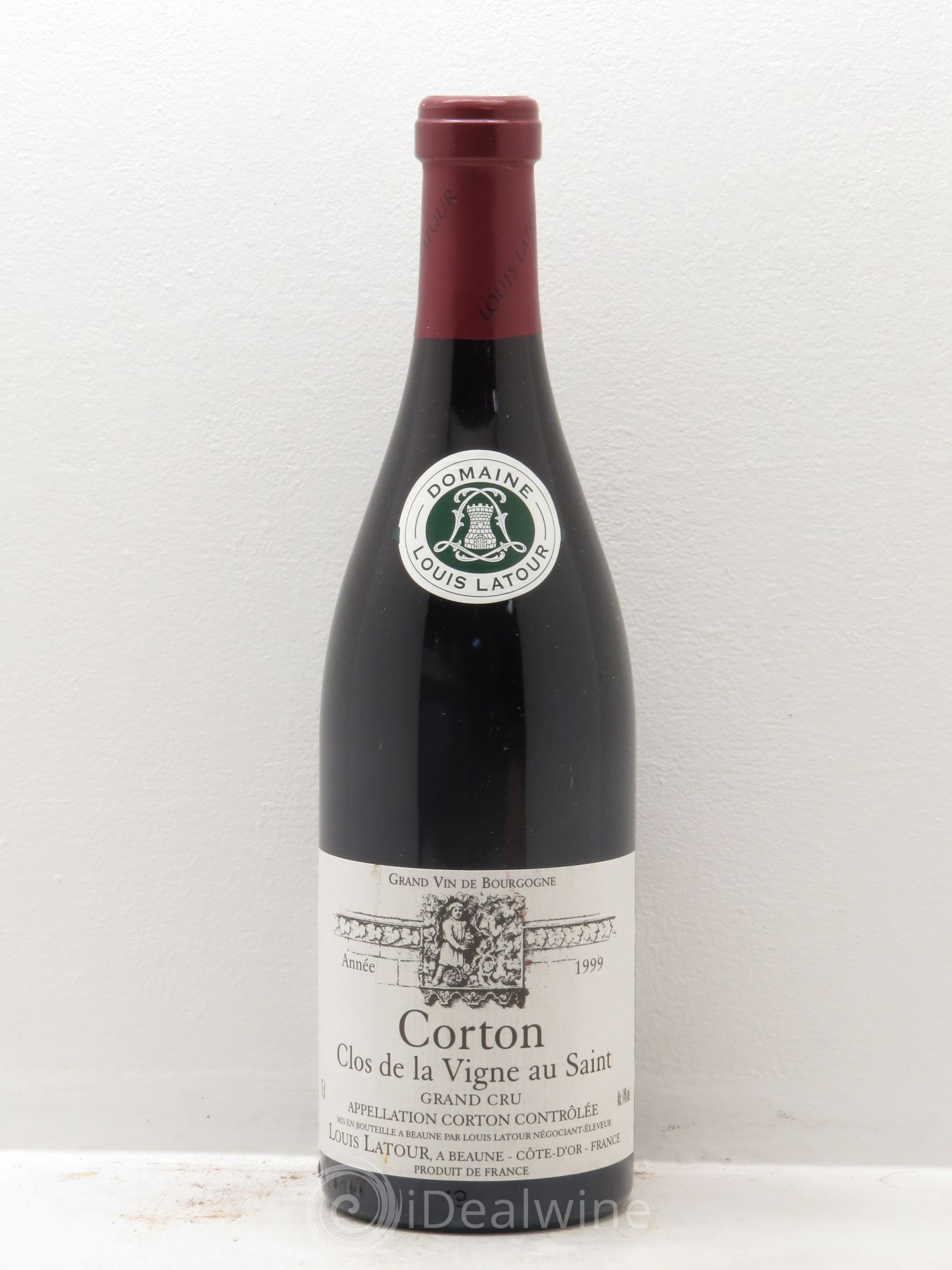 Corton Grand Cru Clos de la vigne au Saint Louis Latour (sans prix de réserve) 1999 - Lot de 1 bouteille - 0