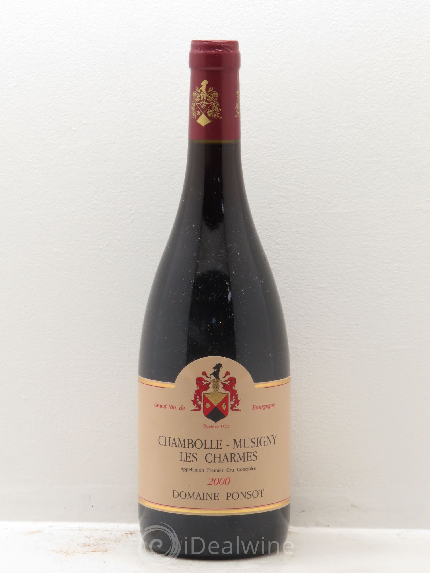 Chambolle-Musigny 1er Cru Les Charmes Ponsot (Domaine) (sans prix de réserve) 2000 - Lot de 1 bouteille - 0