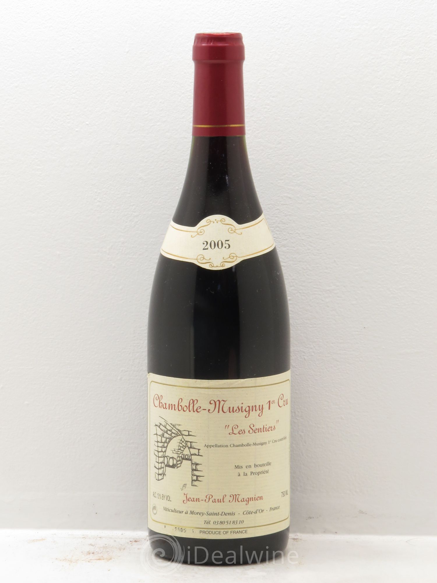 Chambolle-Musigny 1er Cru Domaine Jean-Paul Magnien (sans prix de réserve) 2005 - Lot de 1 bouteille - 0