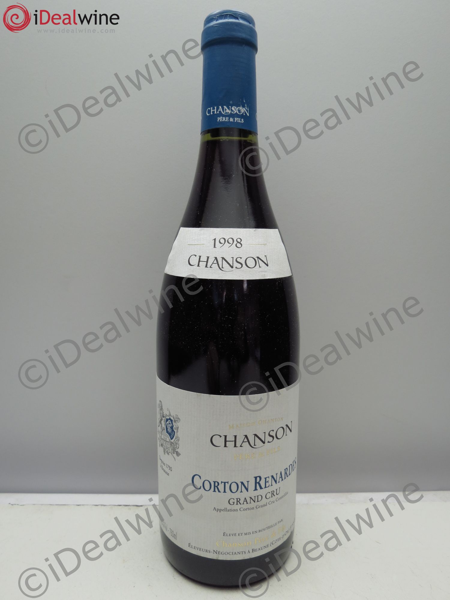 Corton Grand Cru Domaine Chanson (sans prix de réserve / no reserve) 1998 - Posten von 1 Flasche - 0