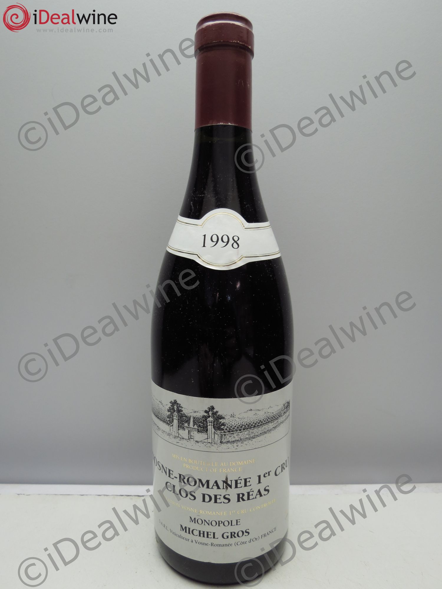 Vosne-Romanée 1er Cru M.Gros (sans prix de réserve / no reserve) 1998 - Posten von 1 Flasche - 0