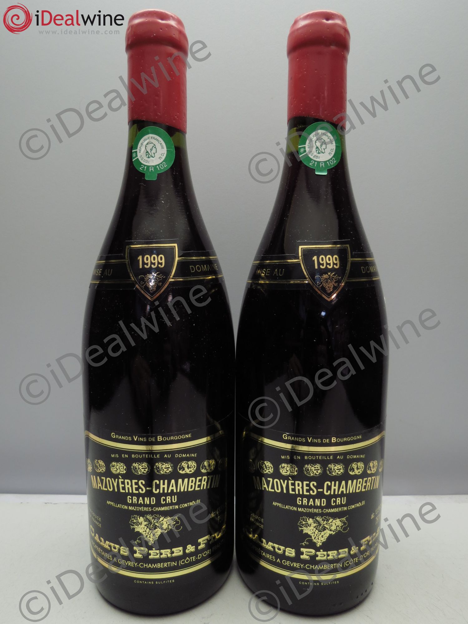 Mazoyères-Chambertin Grand Cru (sans prix de réserve / no reserve) 1999 - Posten von 2 Flaschen - 0
