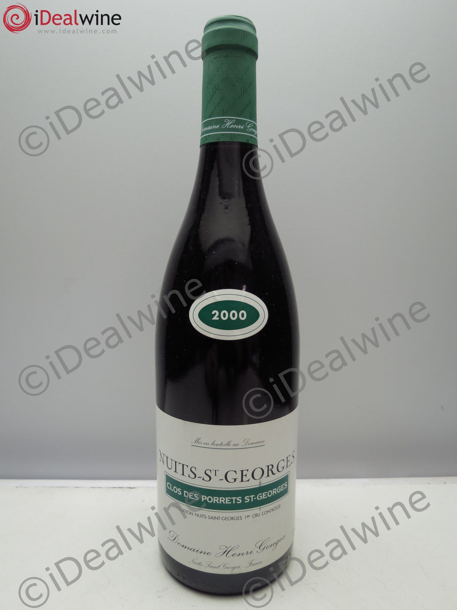 Nuits-Saint-Georges 1er Cru Clos des Porrets St Georges Henri Gouges (sans prix de réserve / no reserve) 2000 - Lot of 1 bottle - 0