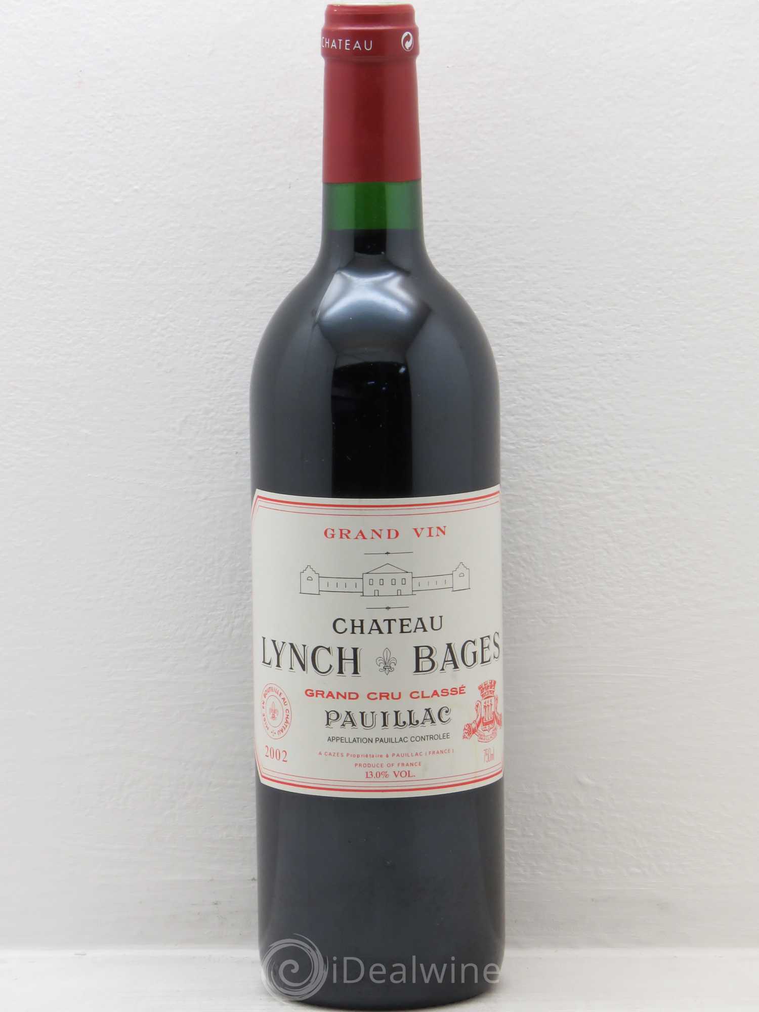 Château Lynch Bages 5ème Grand Cru Classé 2002 - Lot de 1 bouteille - 0