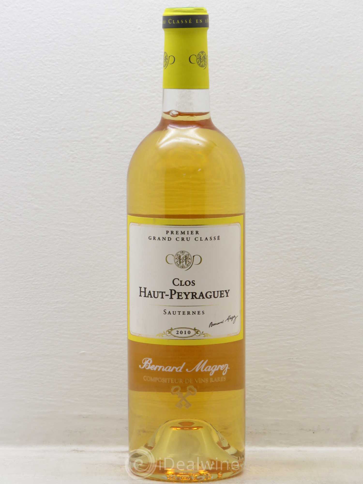 Clos Haut-Peyraguey 1er Grand Cru Classé 2010 - Lotto di 1 bottiglia - 0