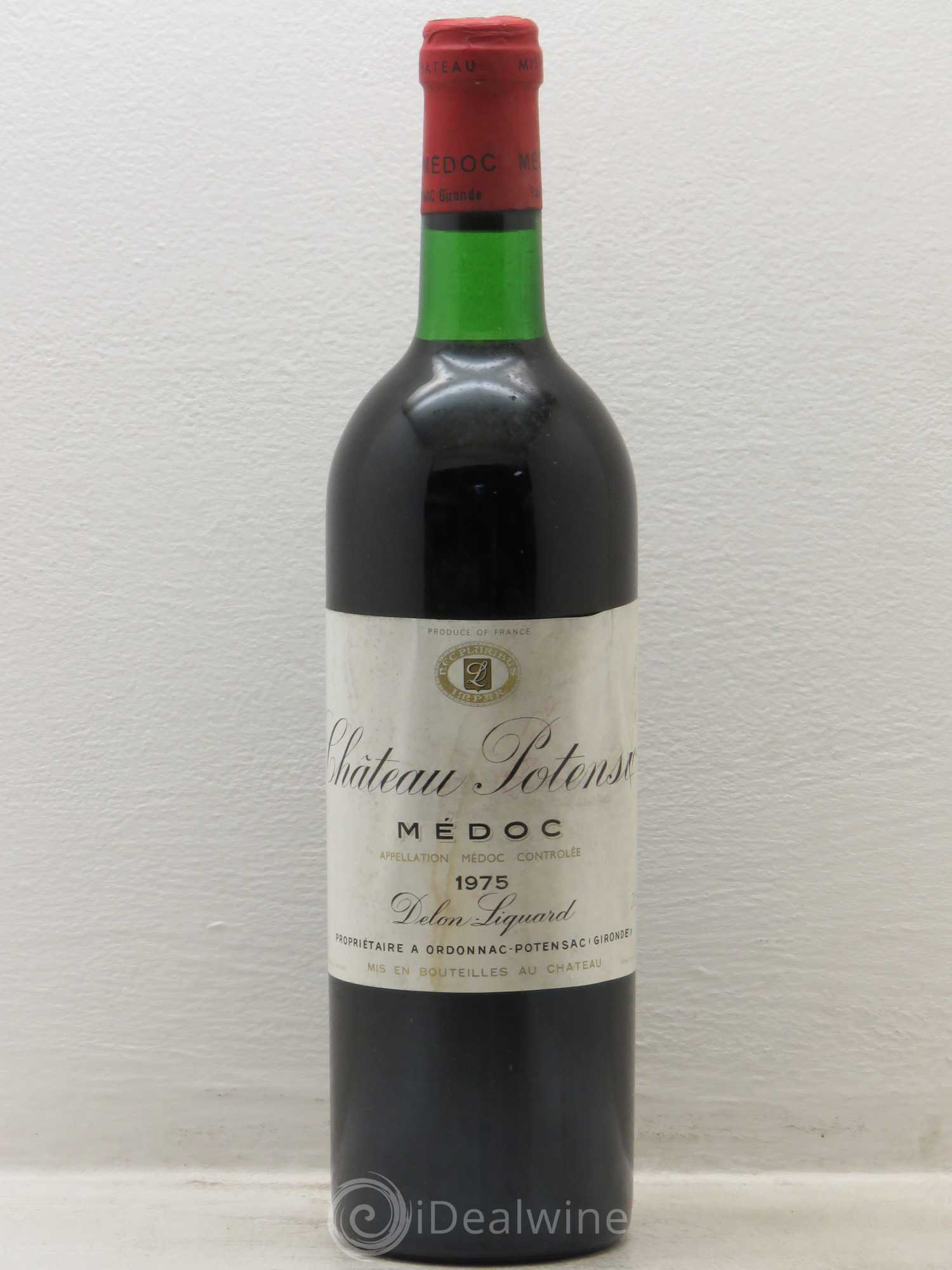 Château Potensac 1975 - Lot de 1 bouteille - 0