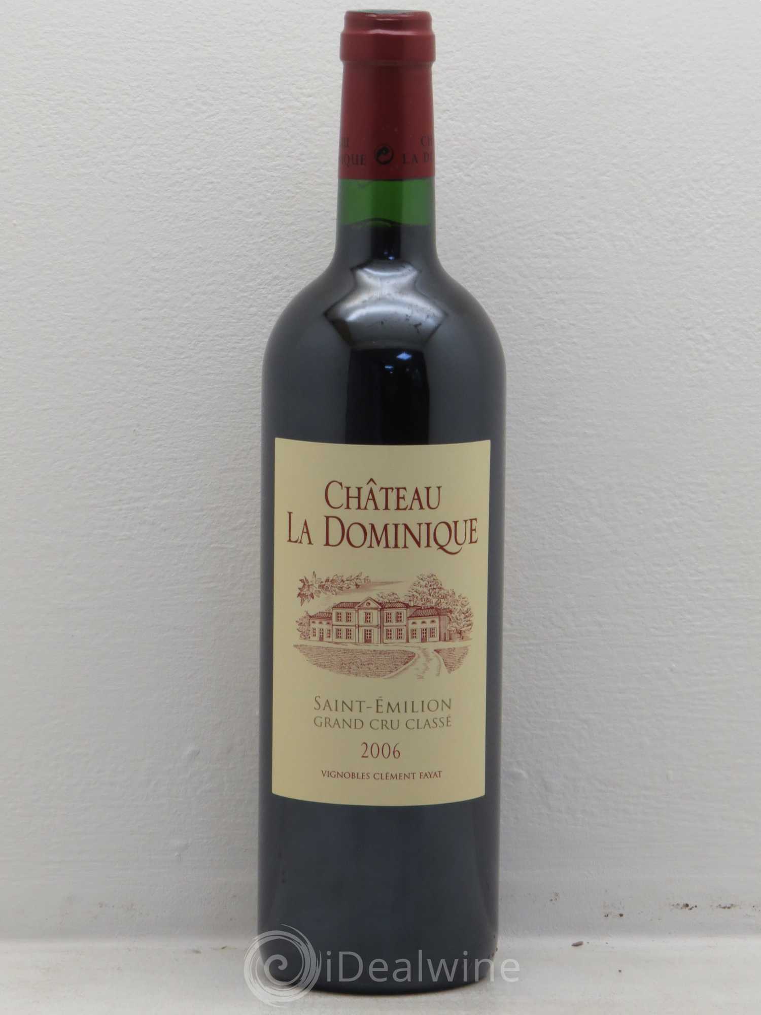 Château la Dominique Grand Cru Classé 2006 - Lot de 1 bouteille - 0