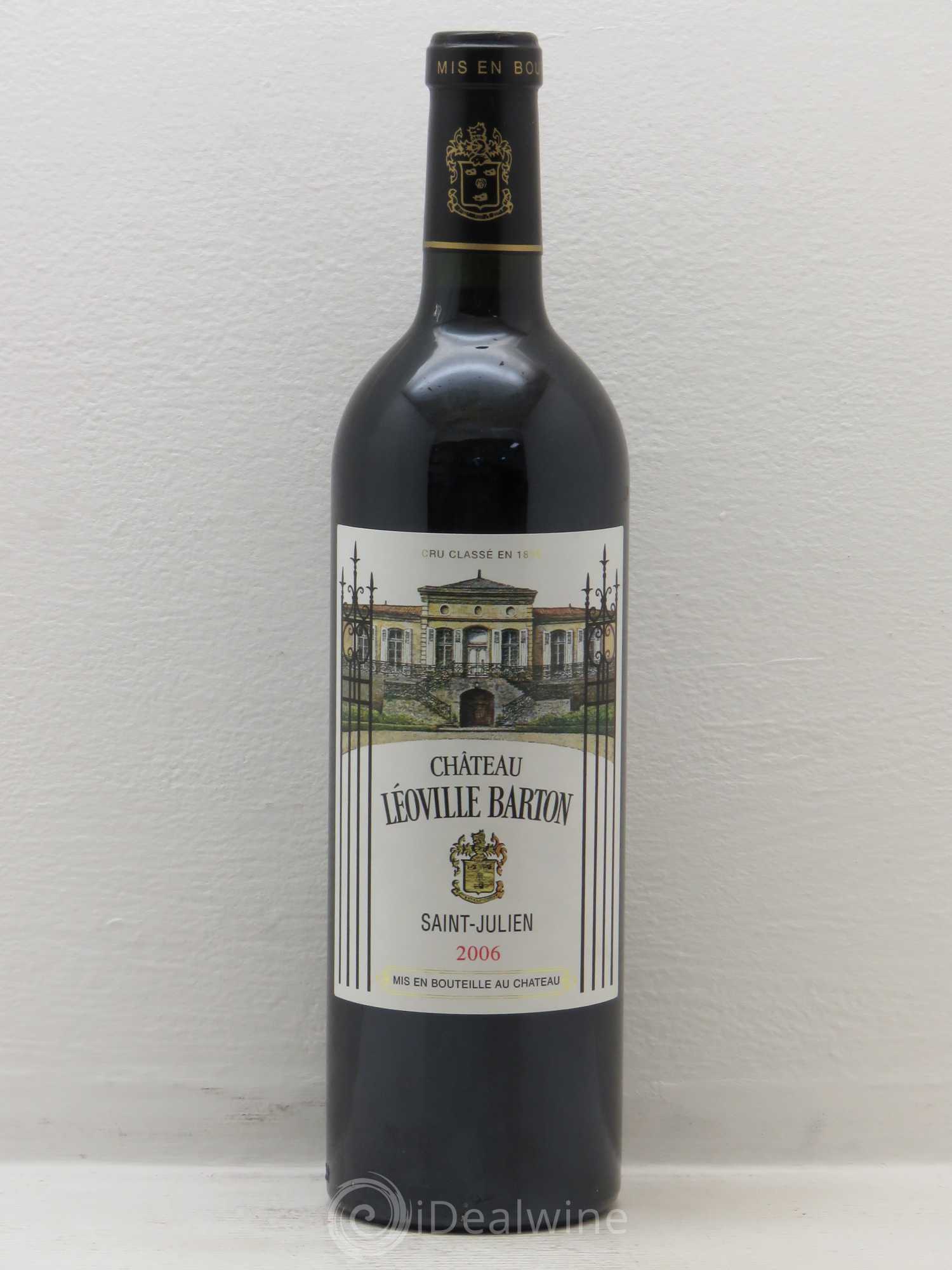 Château Léoville Barton 2ème Grand Cru Classé 2006 - Lot de 1 bouteille - 0